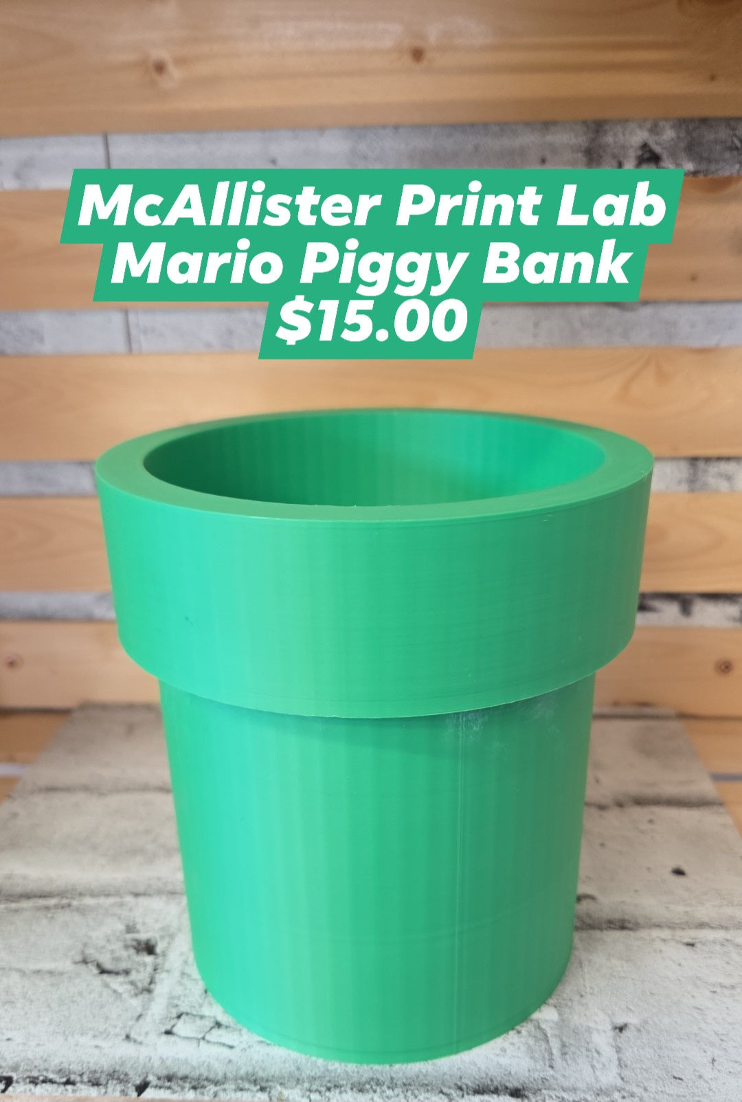 McAllister Print Lab - Mario Piggy Bank
