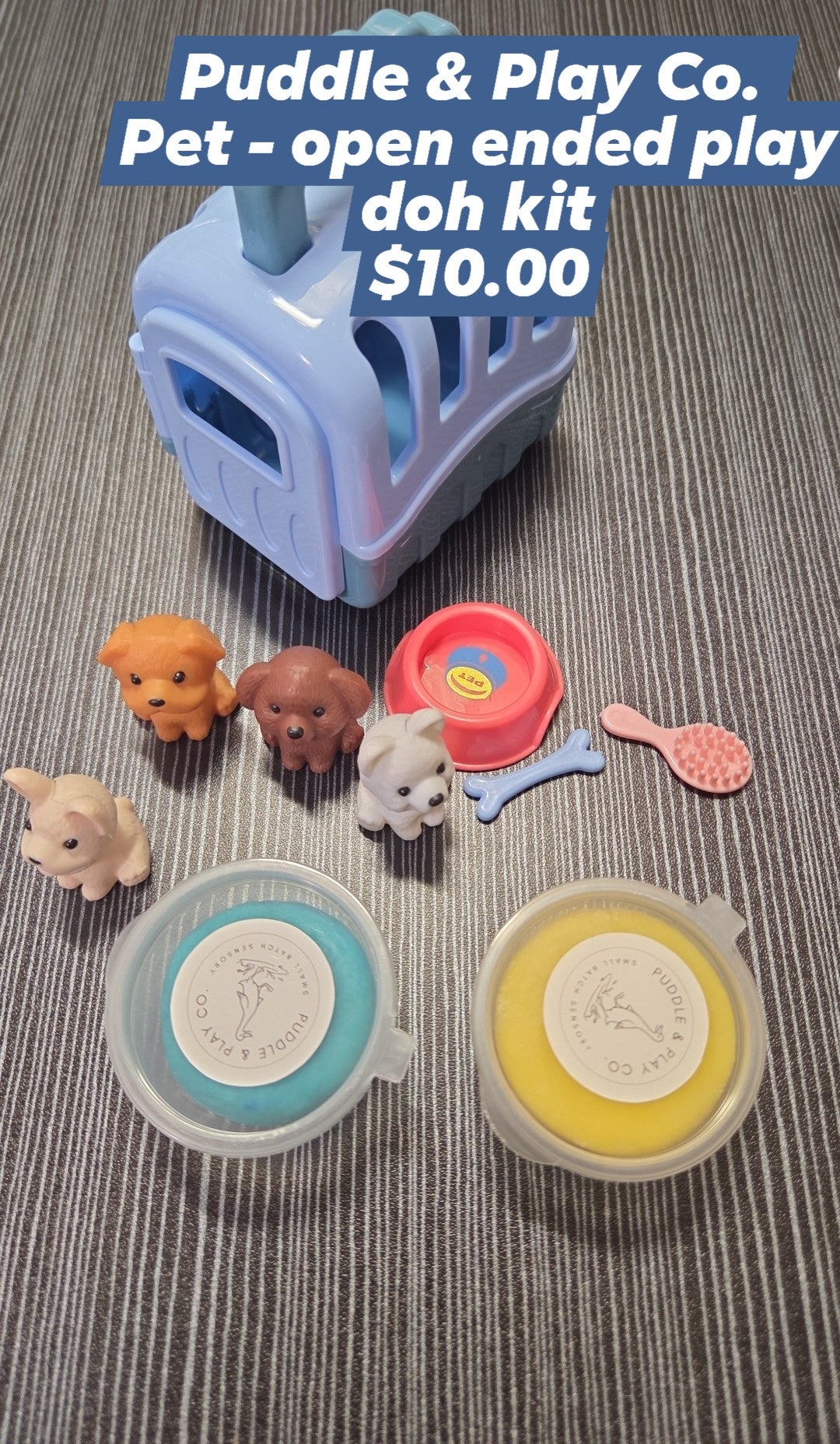 Puddle & Play Co. - Pet Box with doh