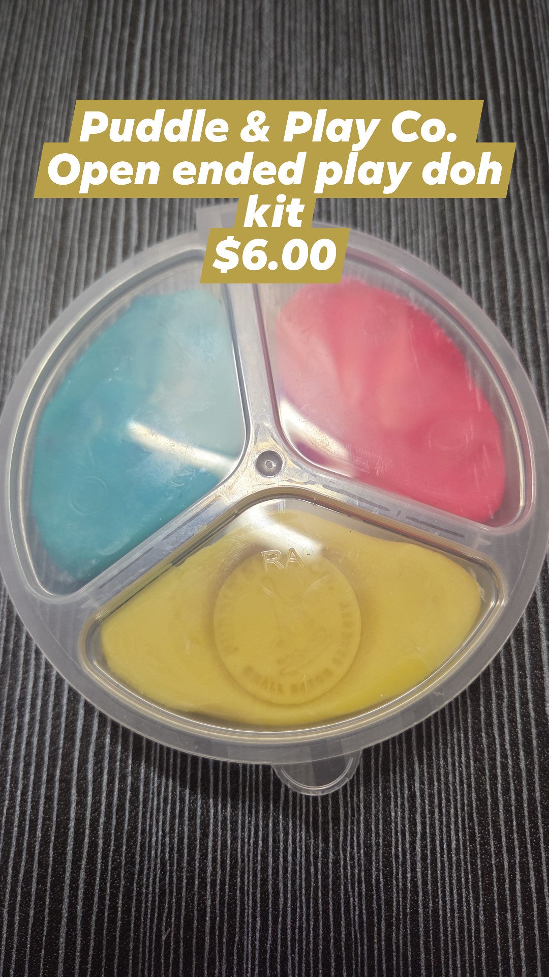 Puddle & Play Co. - 3 pack of Doh