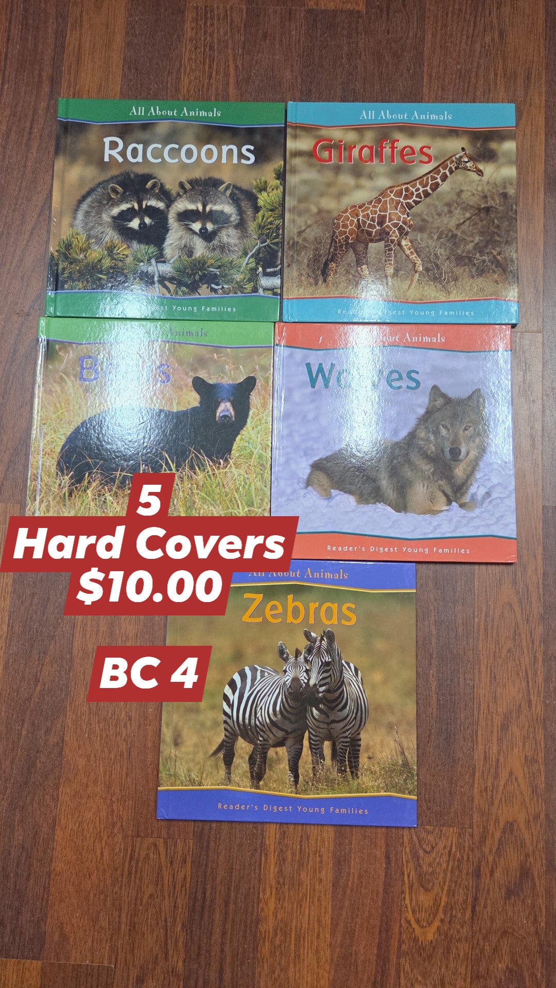 5 Hardcover Books