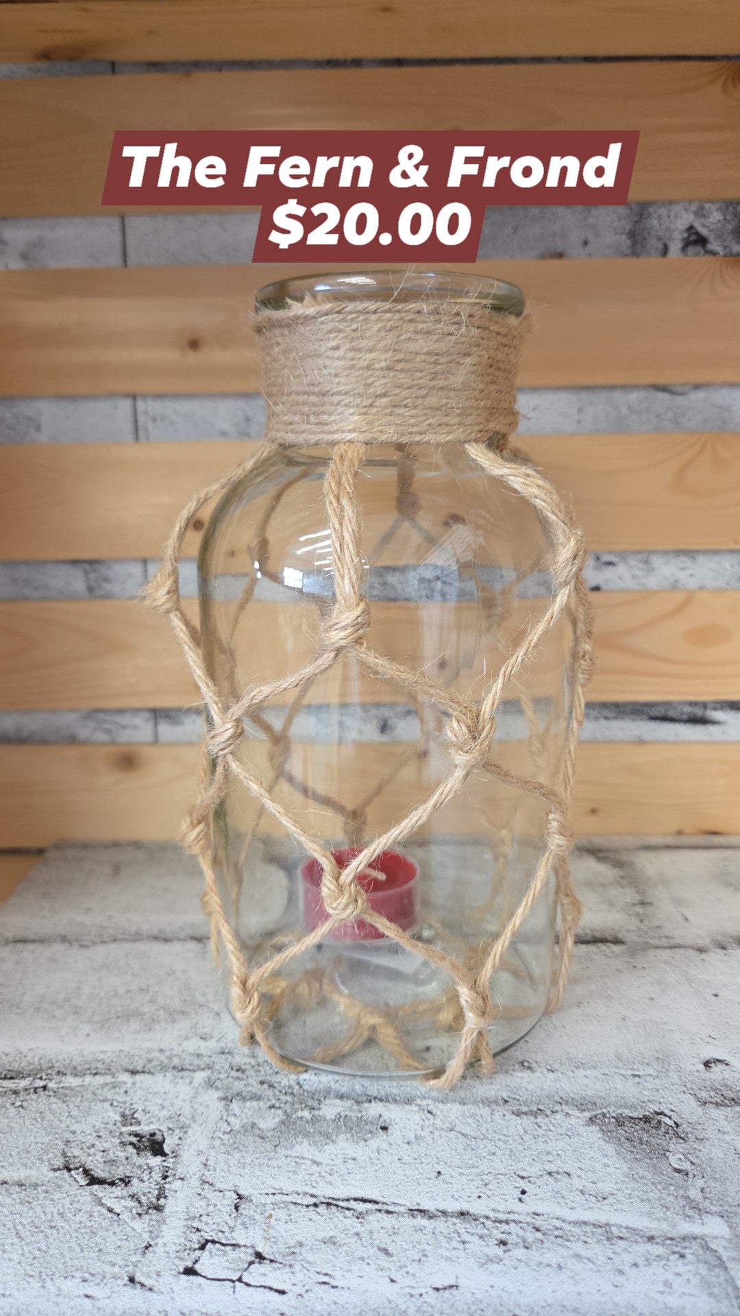 The Fern & Frond - Candle Holder