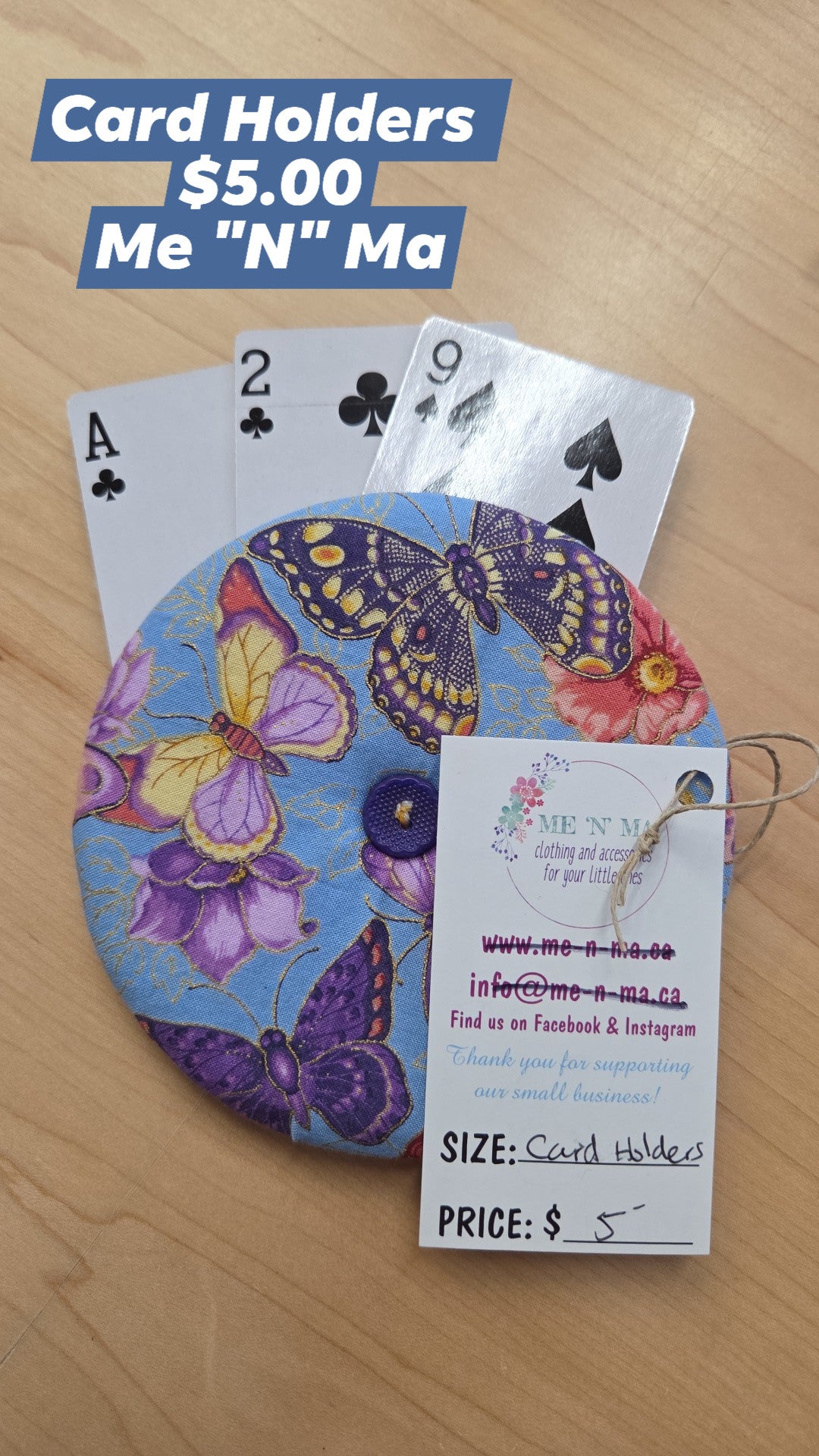 Me n Ma - Card Holder - Butterflies