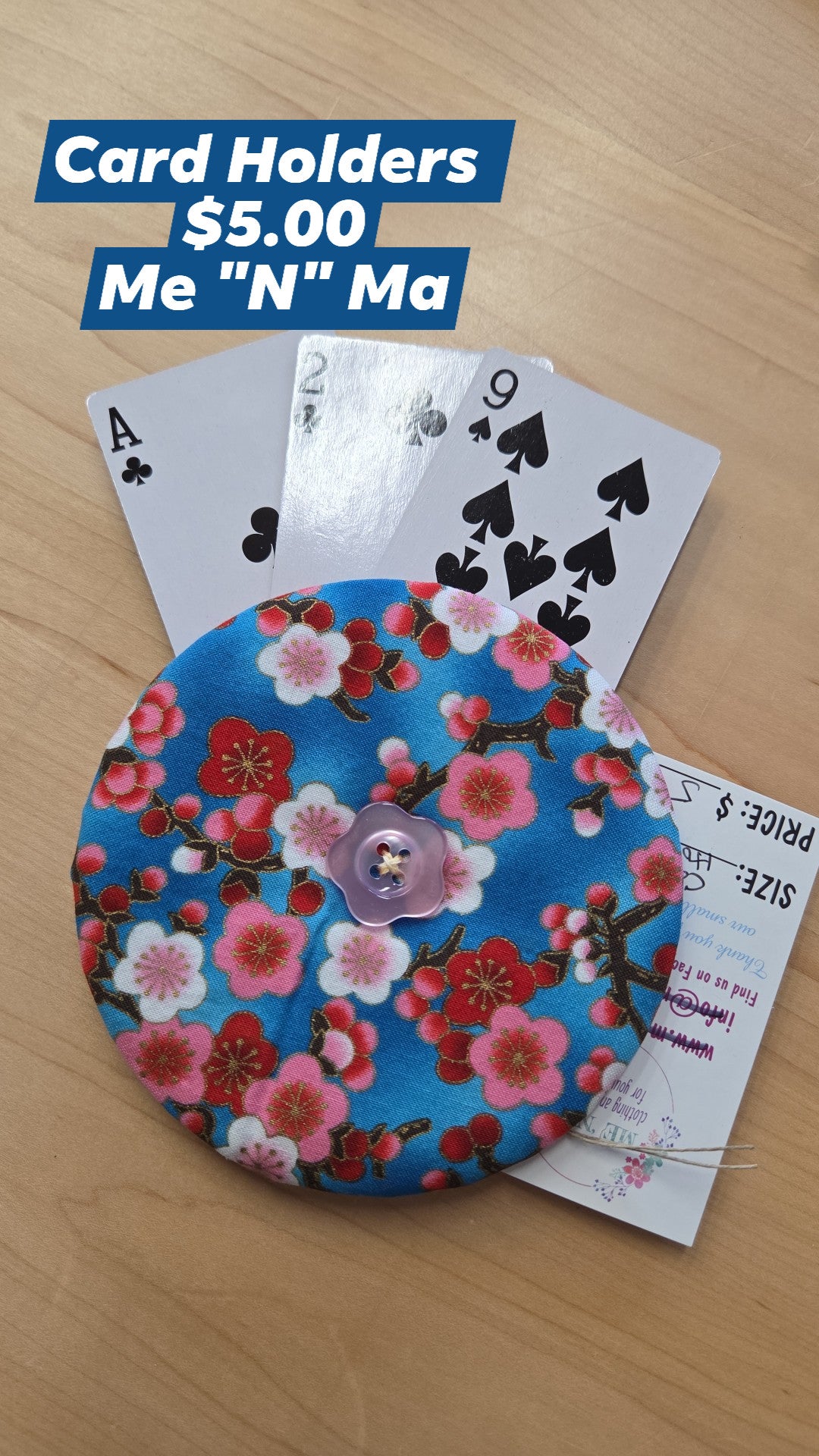 Me n Ma - Card Holder - Flowers