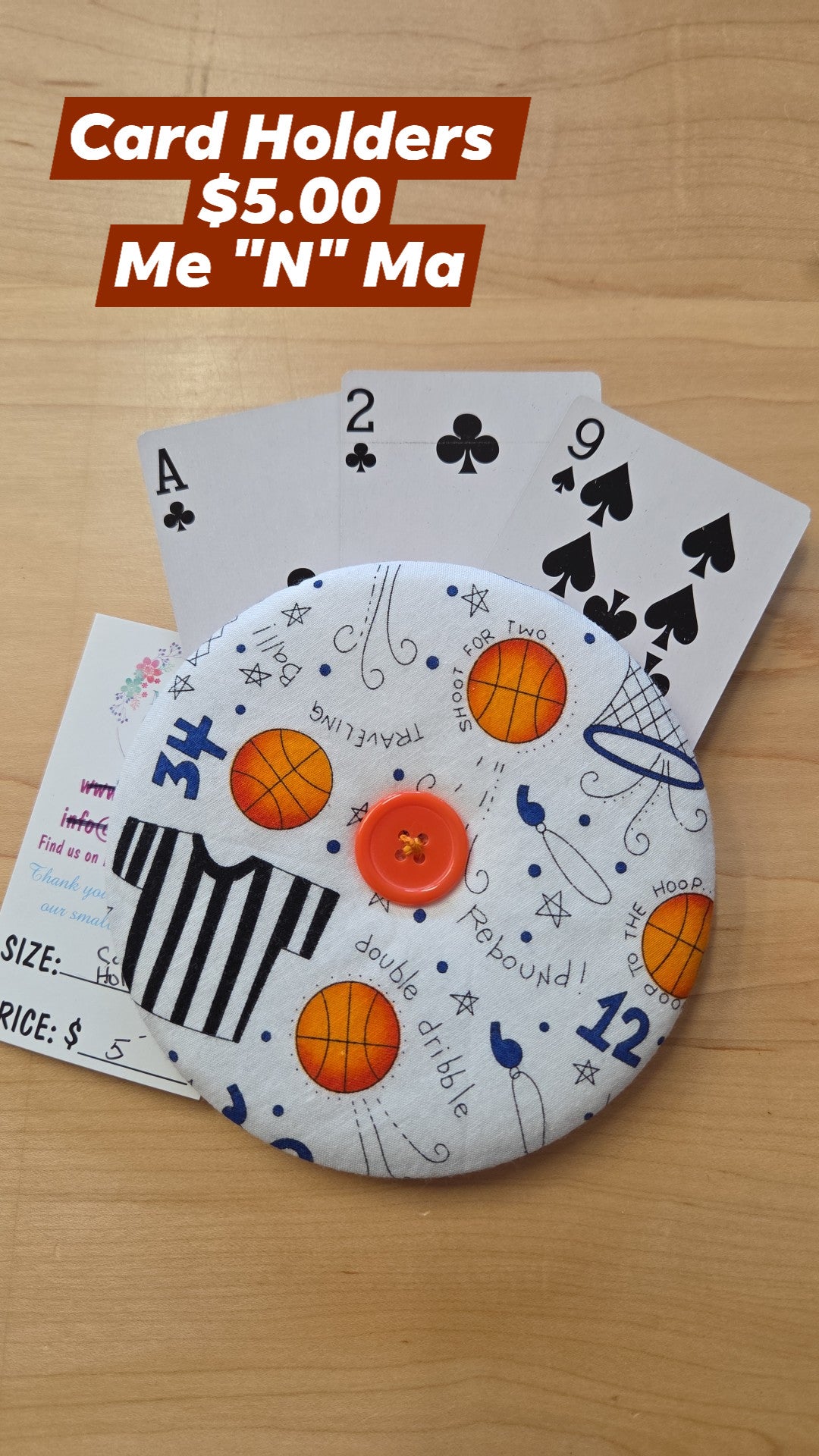 Me n Ma - Card Holder - Basketball
