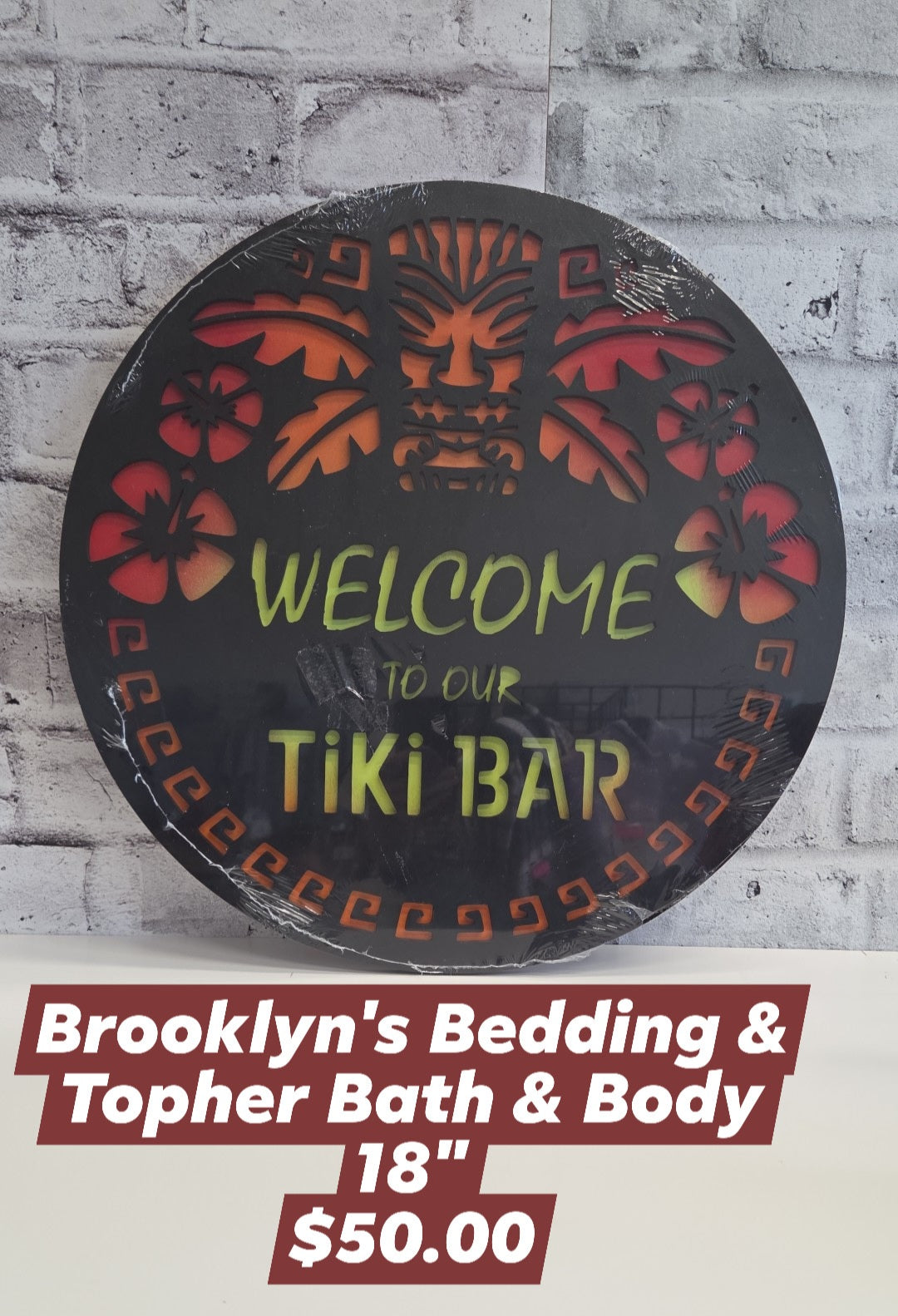 Brooklyn's Bedding - Welcome to the Tiki Bar