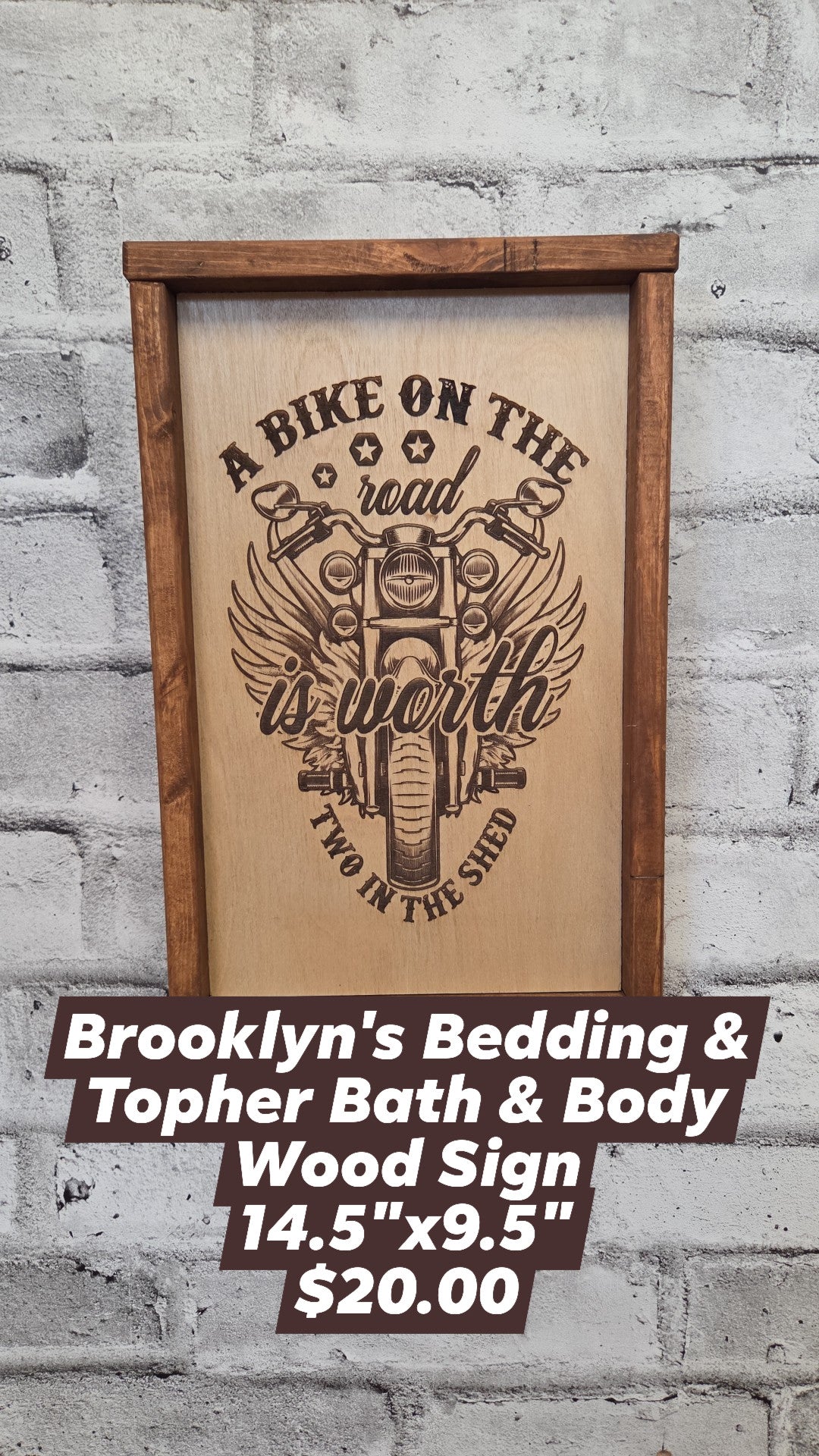 Brooklyn's Bedding - A bike on the road