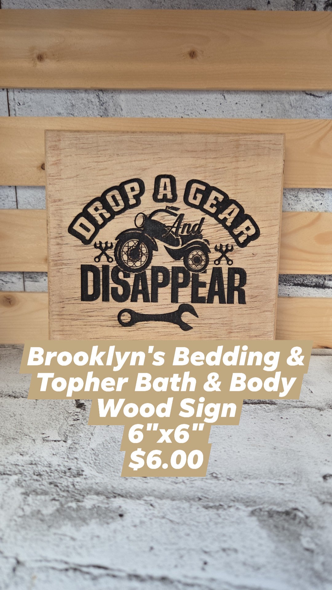 Brooklyn's Bedding - Drop a Gear
