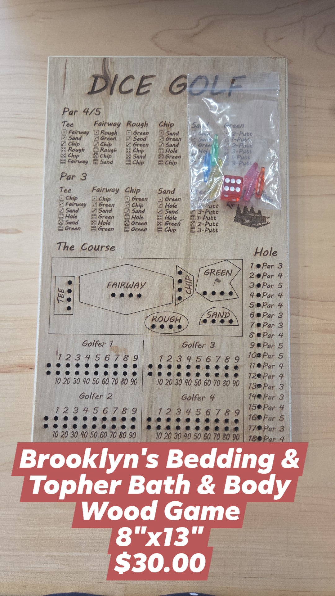 Brooklyns Bedding - Dice Golf