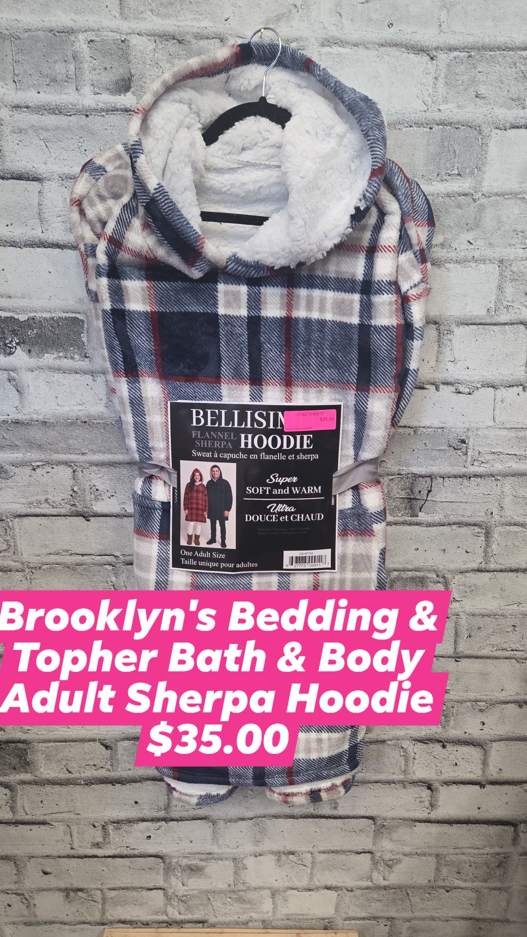 Brooklyn's Bedding - Adult Sherpa