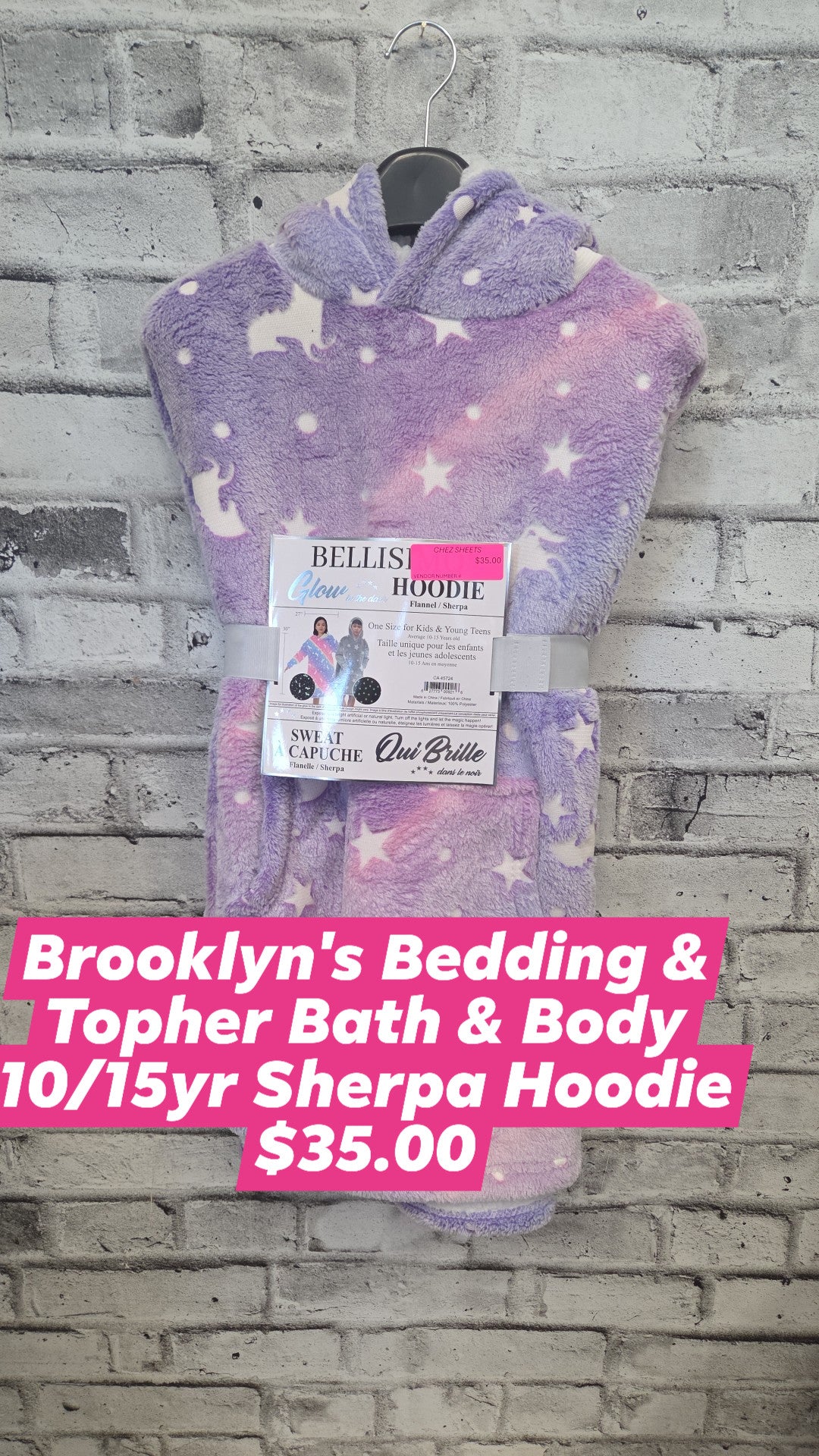 Brooklyn's Bedding - Purple Sherpa