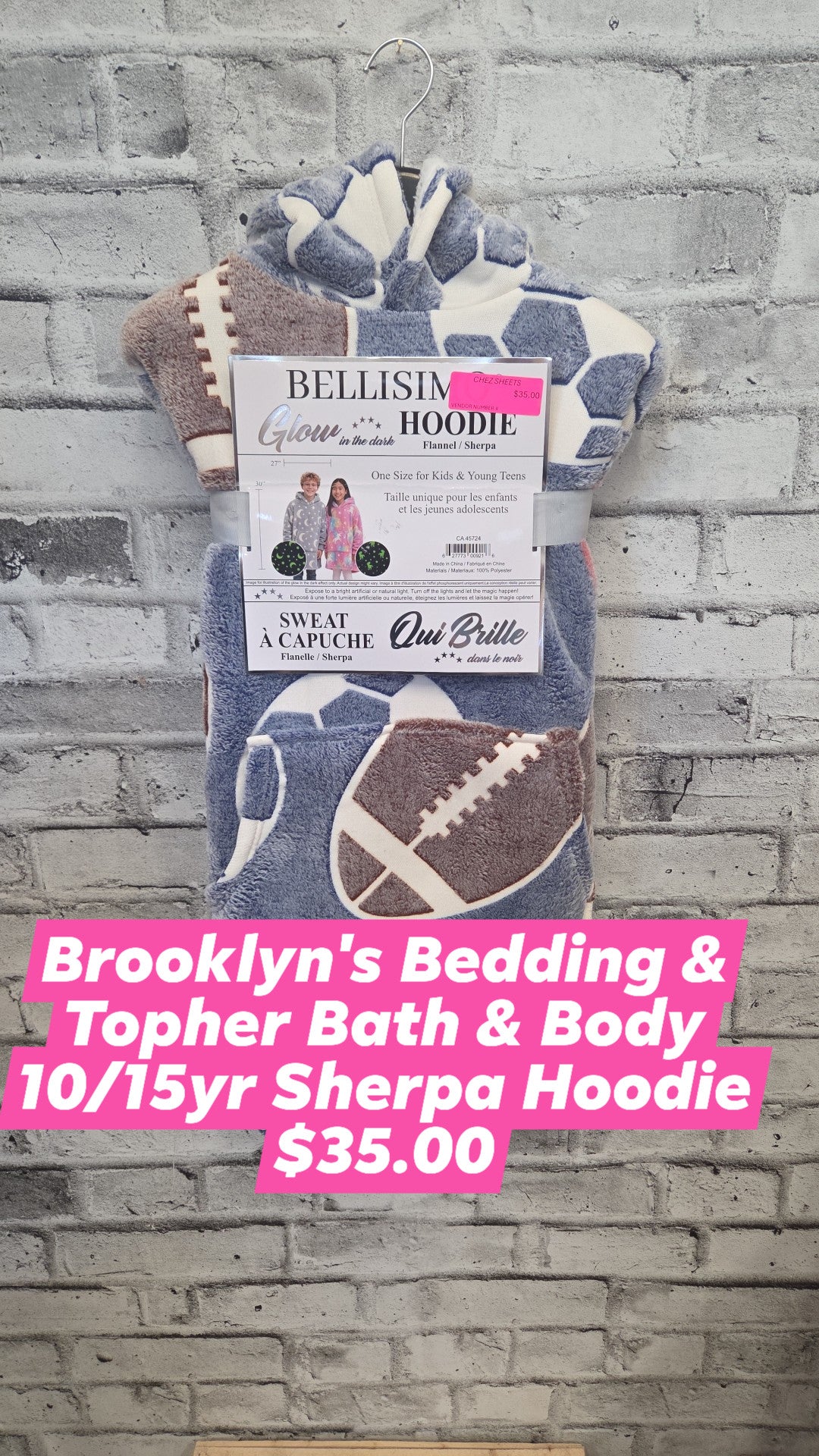 Brooklyn's Bedding - Football Sherpa