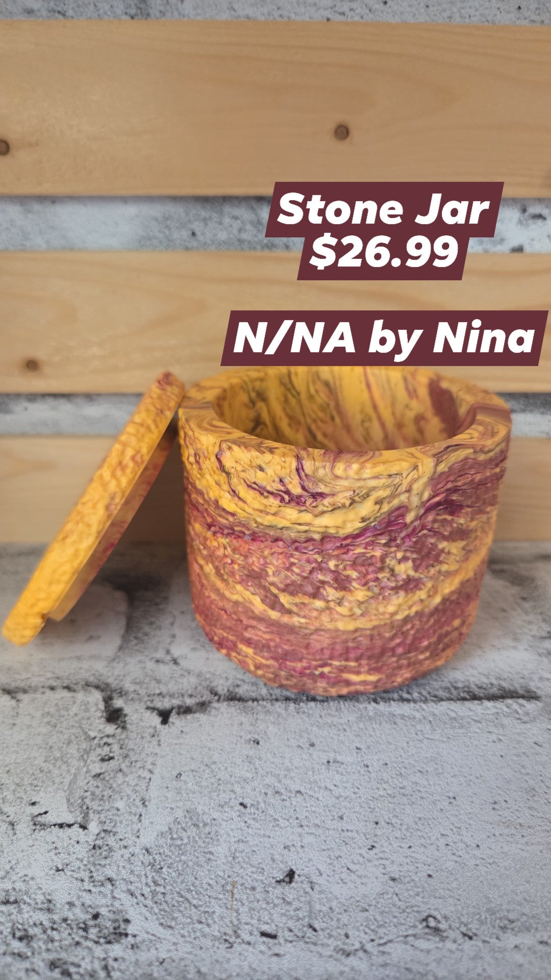 N/NA by Nina - Stone Jar