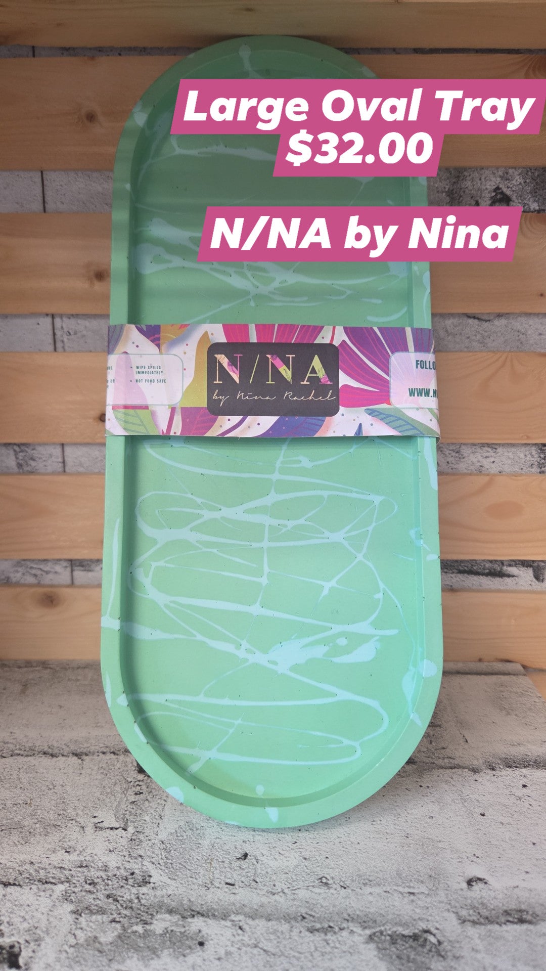 N/NA by Nina - Large Oval Tray