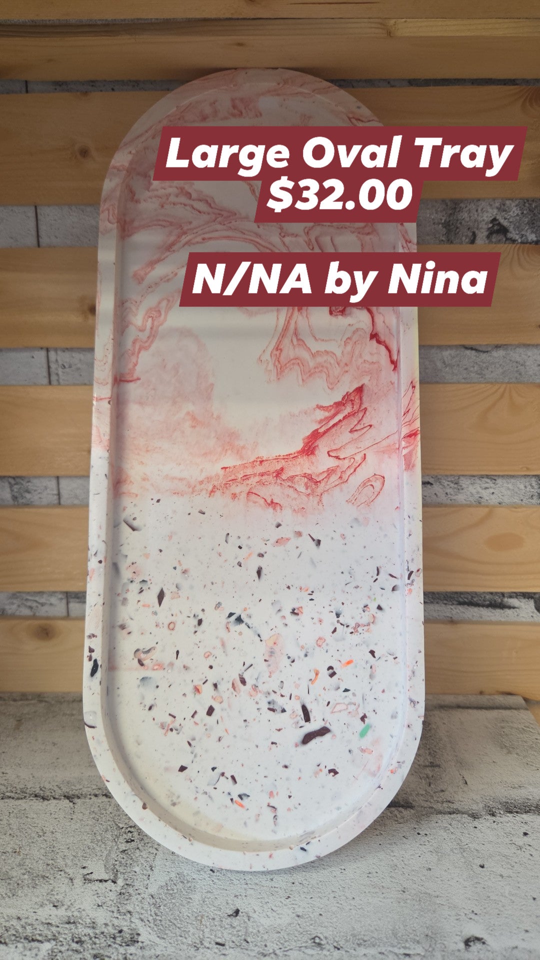 N/NA by Nina - Large Oval Tray