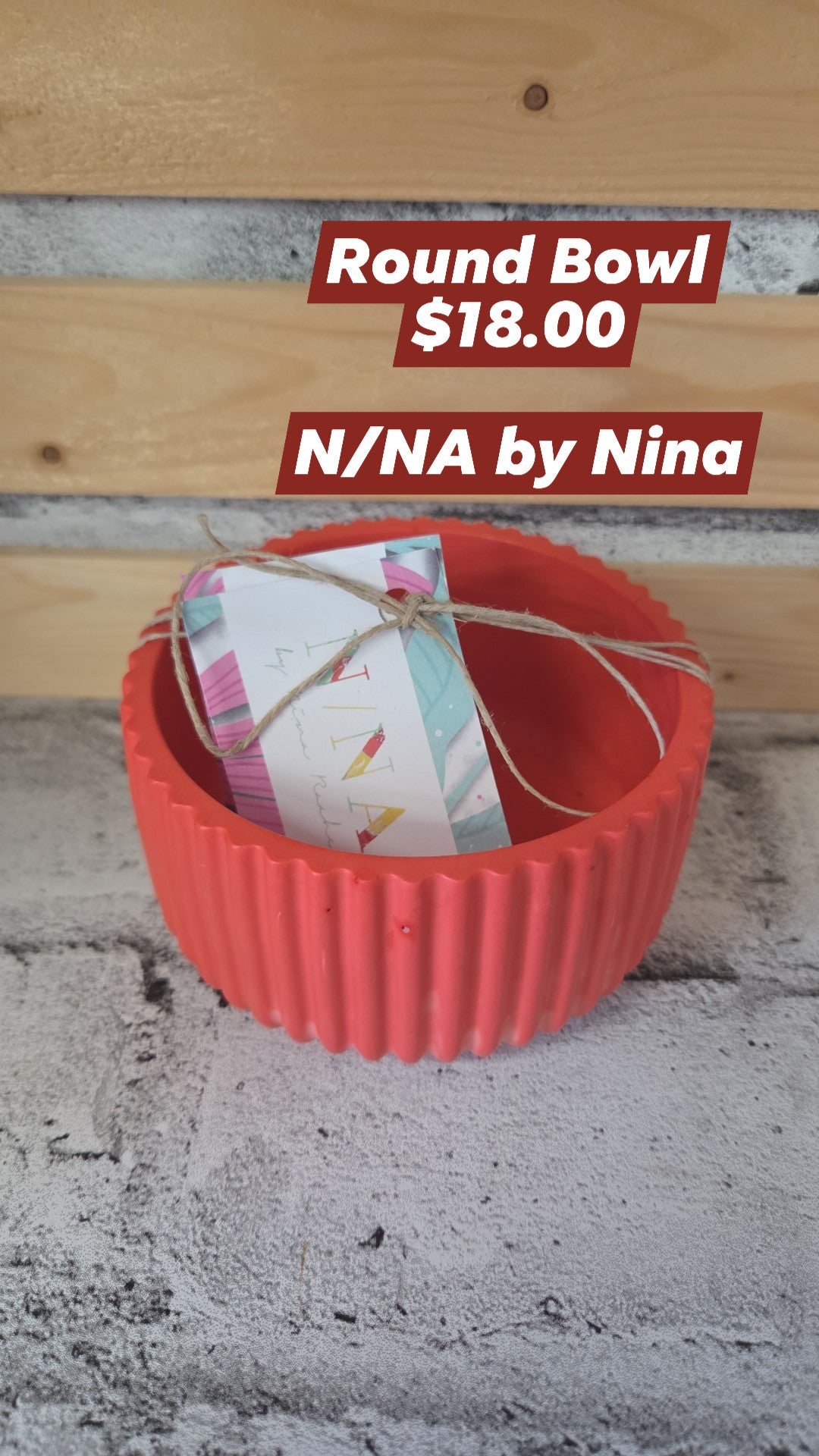N/NA by Nina - Round Bowl
