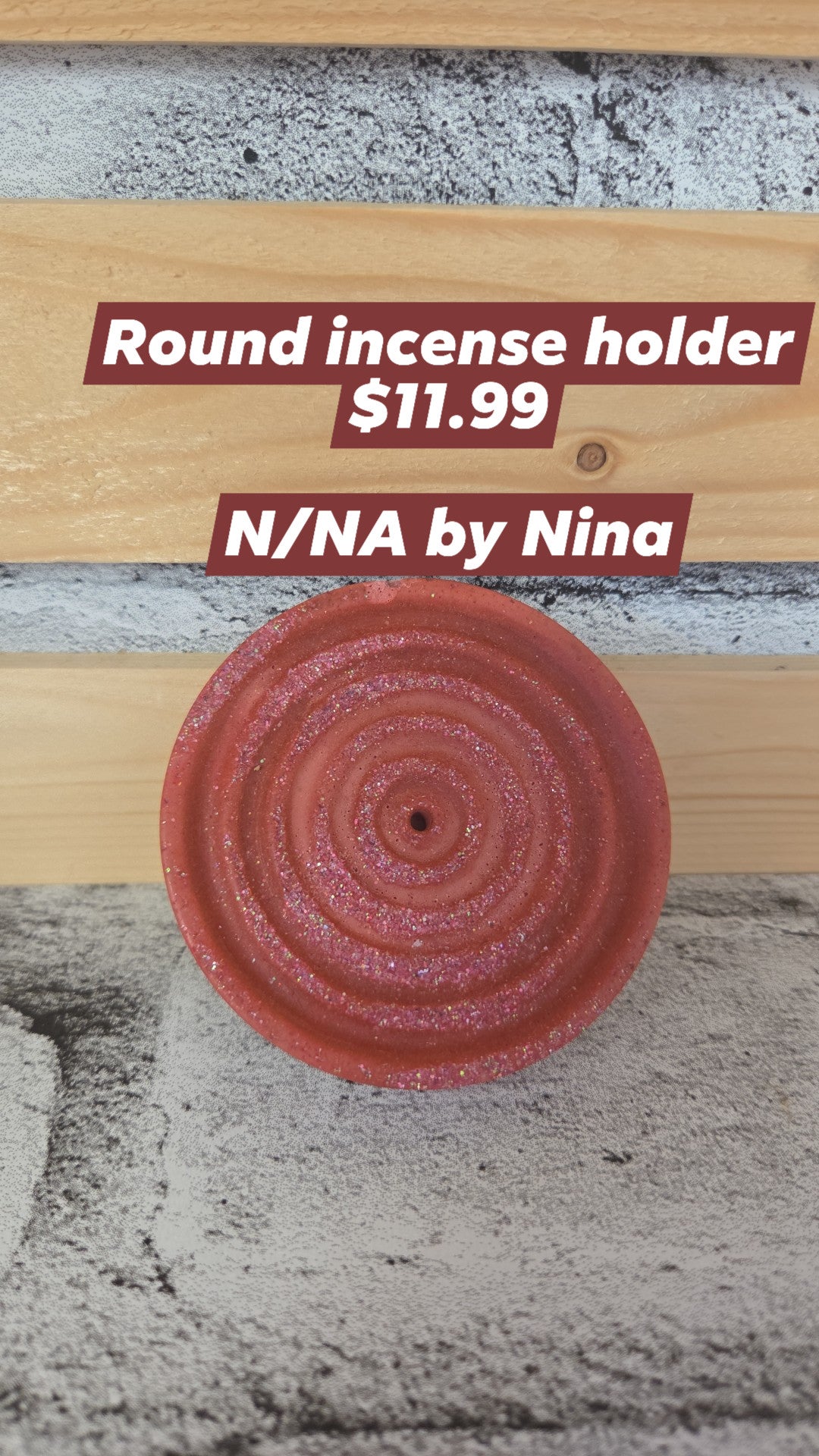 N/NA by Nina - Round Incense Holder