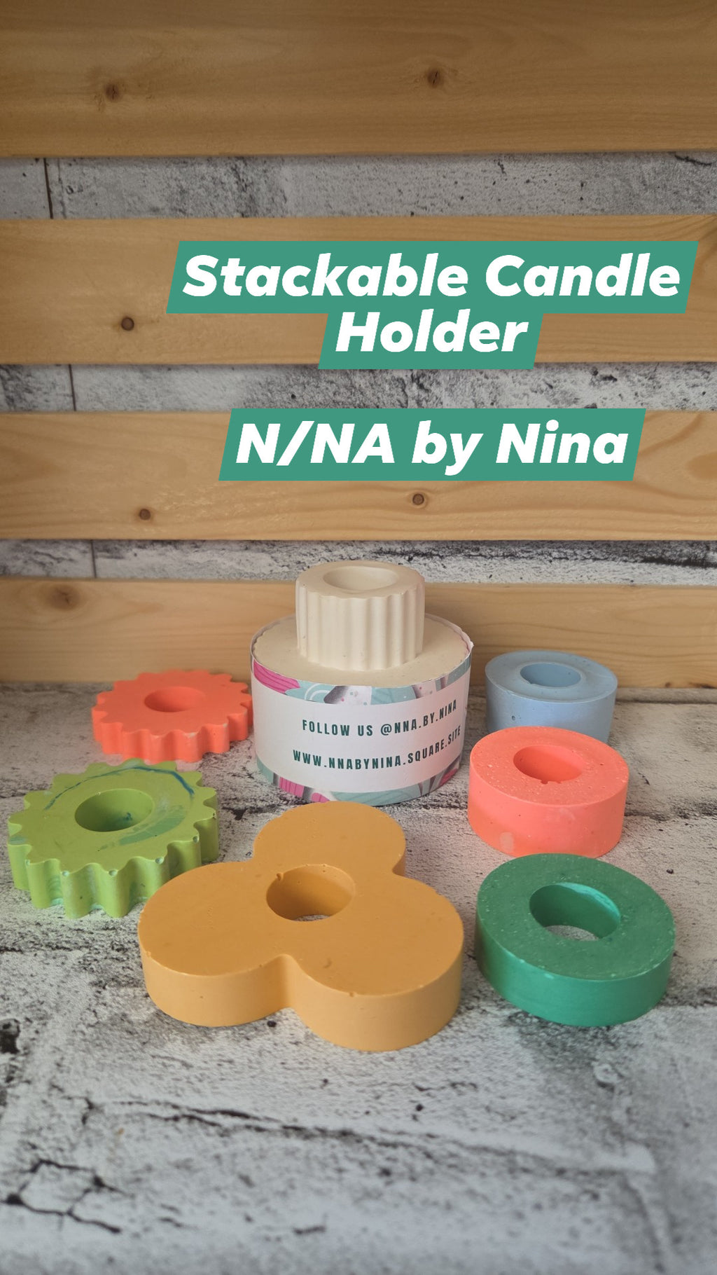 N/NA by Nina - Stackable Candle Add ons - $5 each