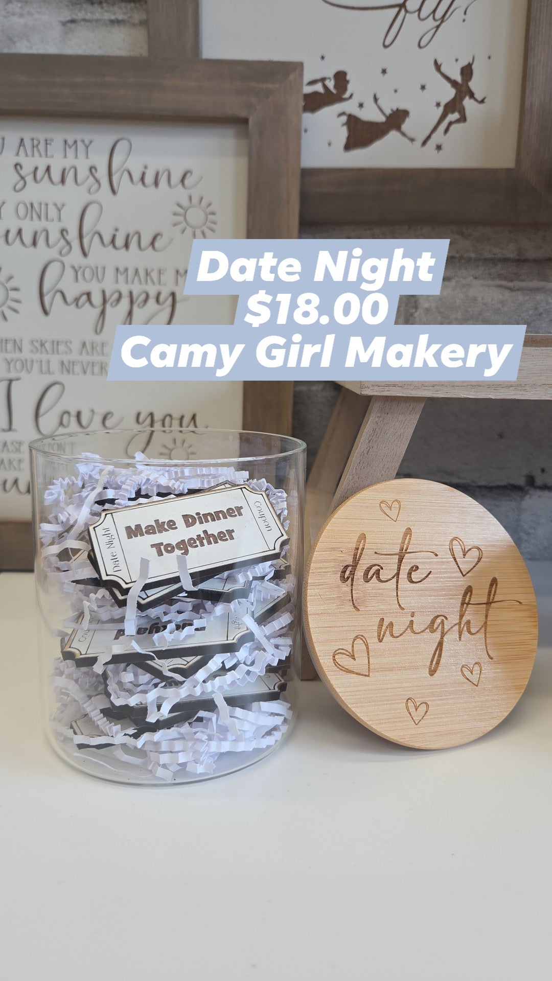 Camy Girl Makery - Date Night Jar