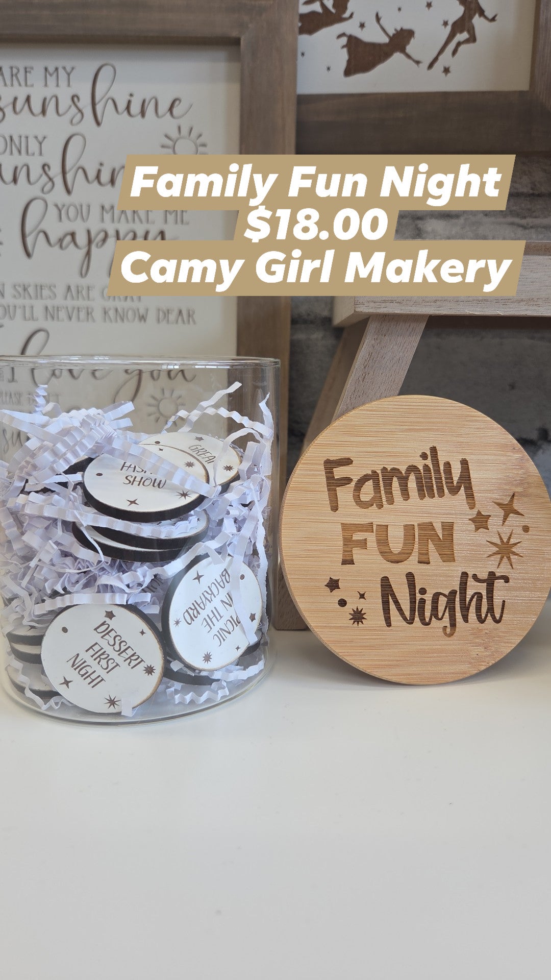 Camy Girl Makery - Family Fun Jar