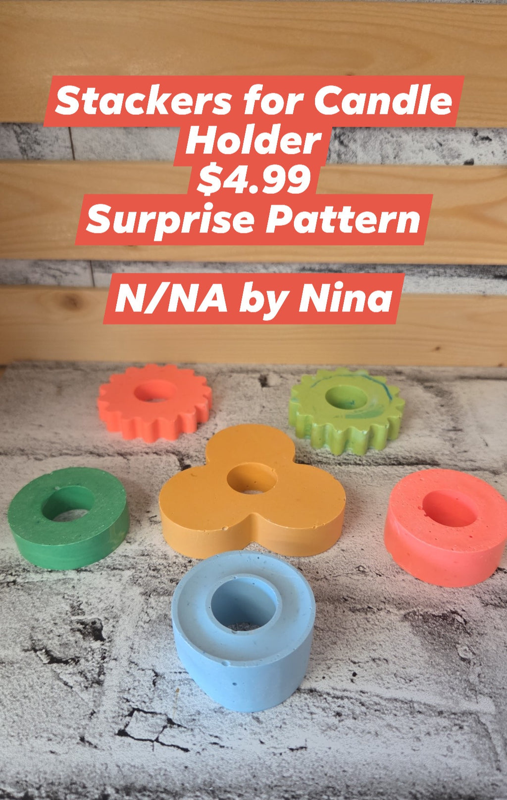 N/NA by Nina - Stackable Candle Add ons - $5 each