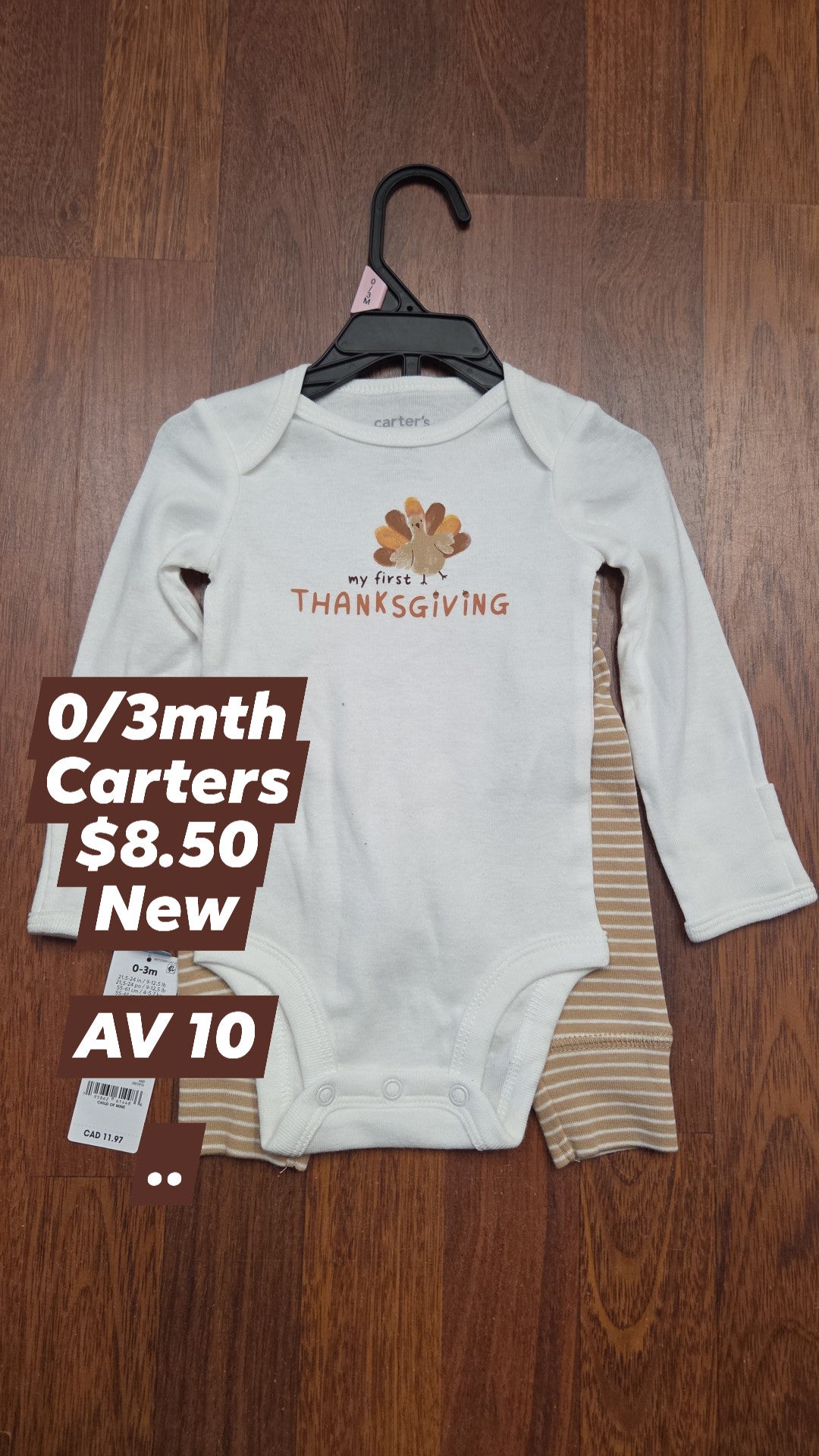 0/3mth - Thanksgiving