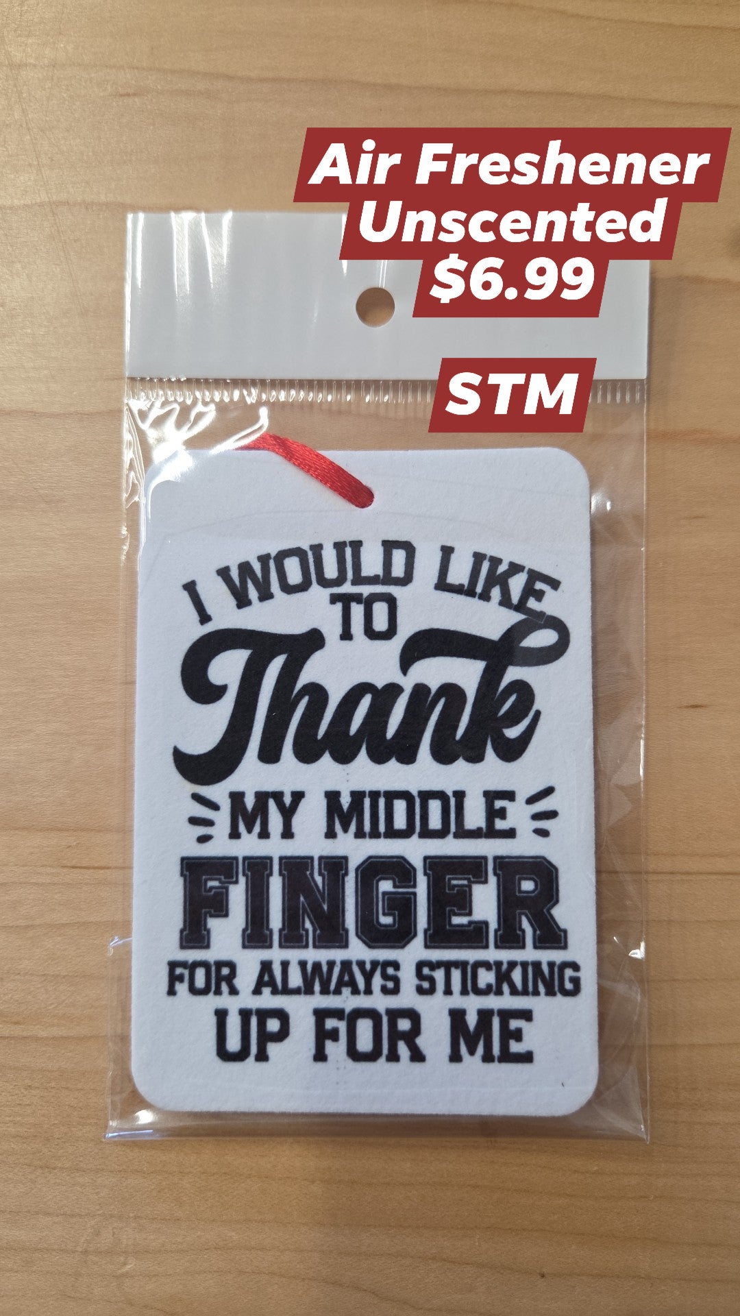 STM - Air Freshener - Non-Scented - I would like to thank