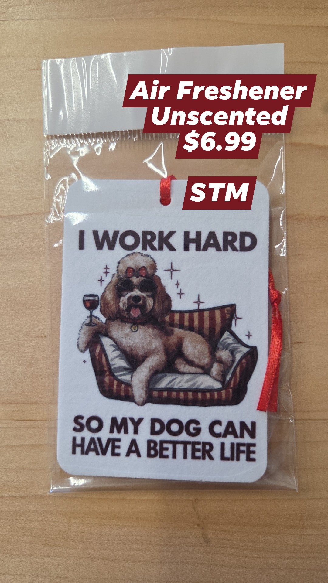 STM - Air Freshener - Non-Scented - I work hard