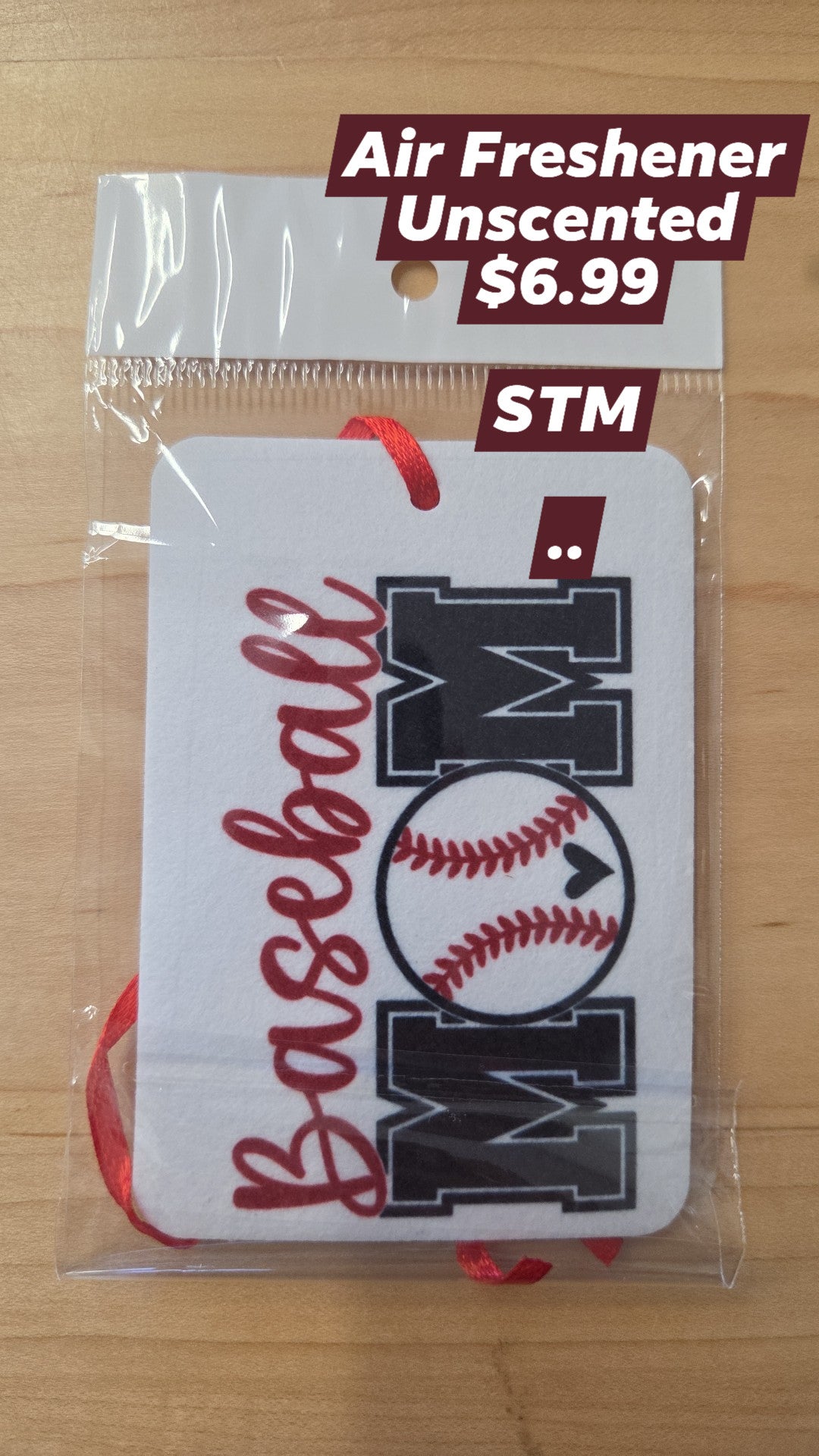 STM - Air Freshener - Non-Scented - Baseball Mom