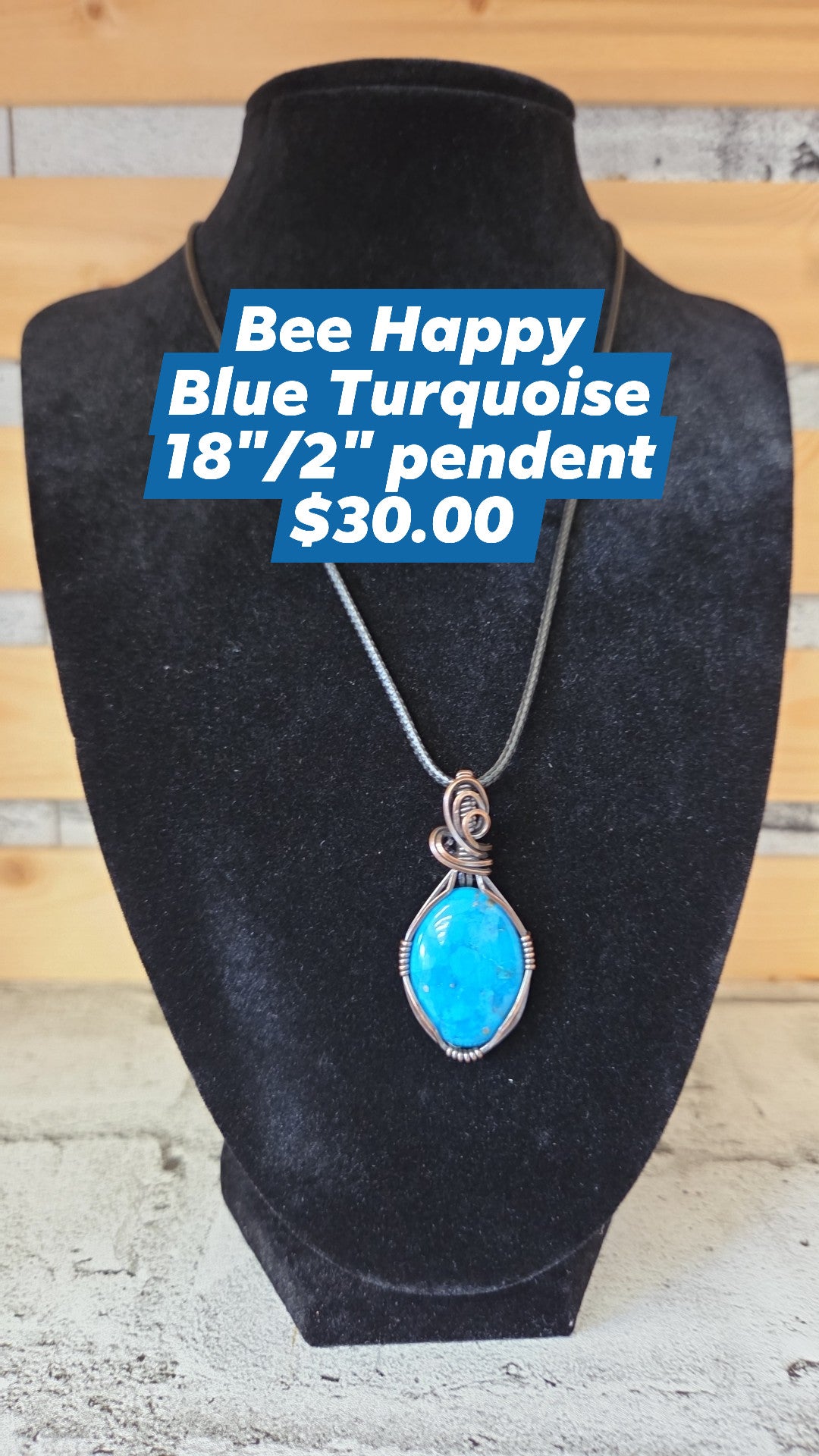 Bee Happy - Blue Turquoise