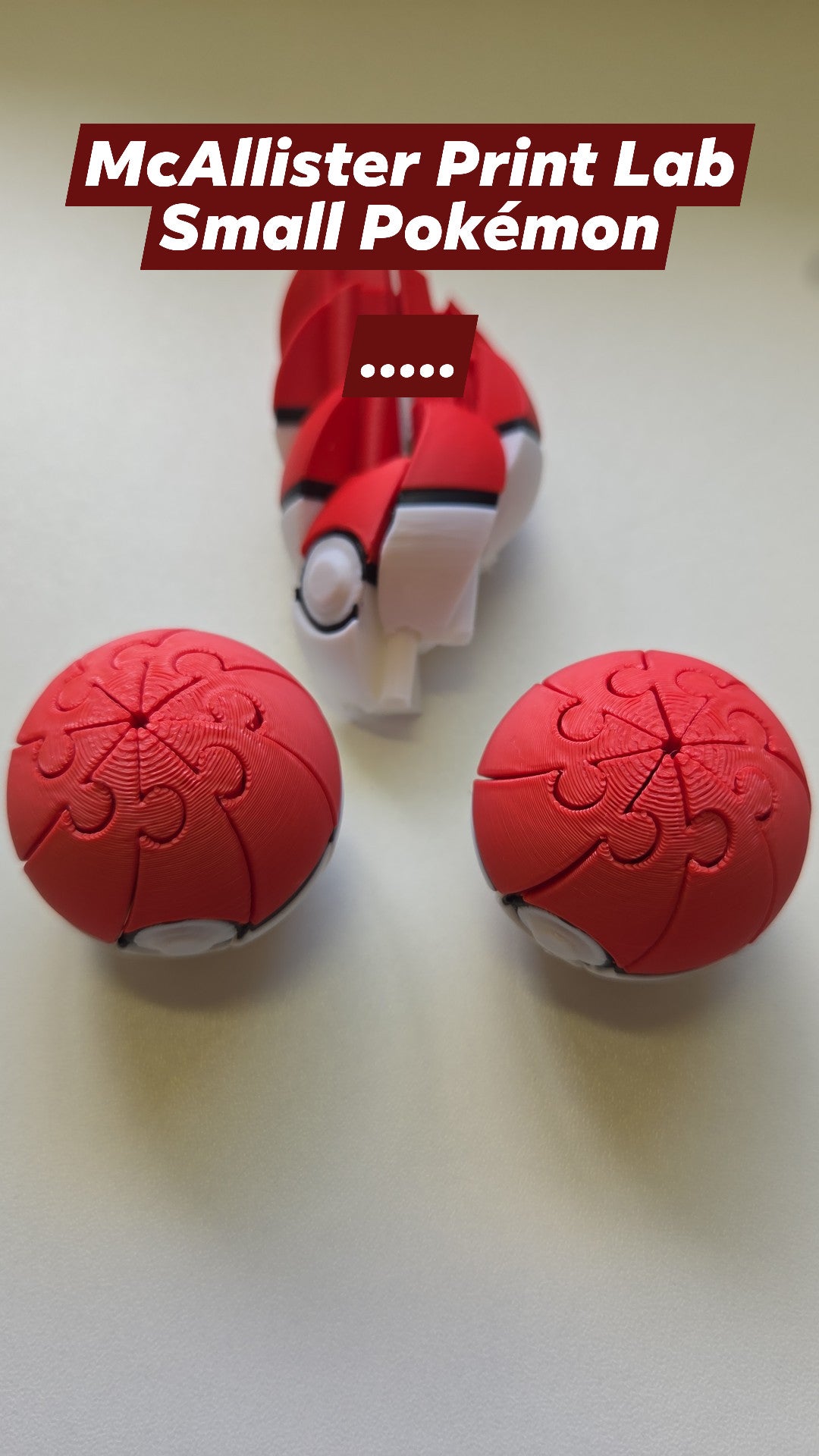 McAllister Print Lab - Small Pokemon eggs