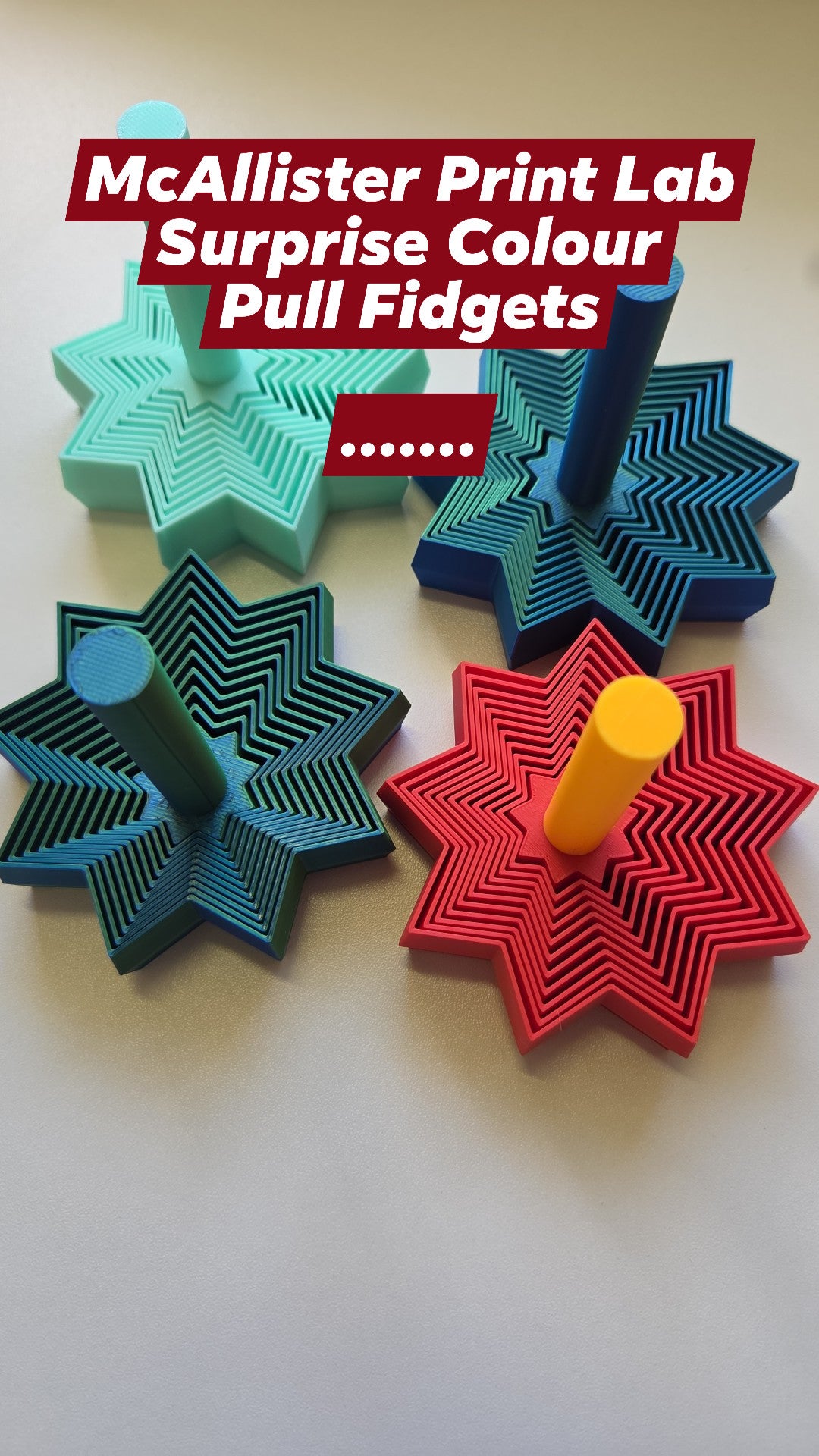 McAllister Print Lab - Star Fidgets