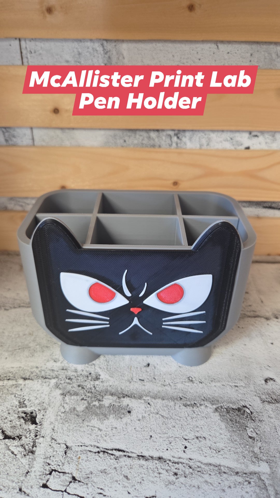 McAllister Print Lab - Cat Pen Holder