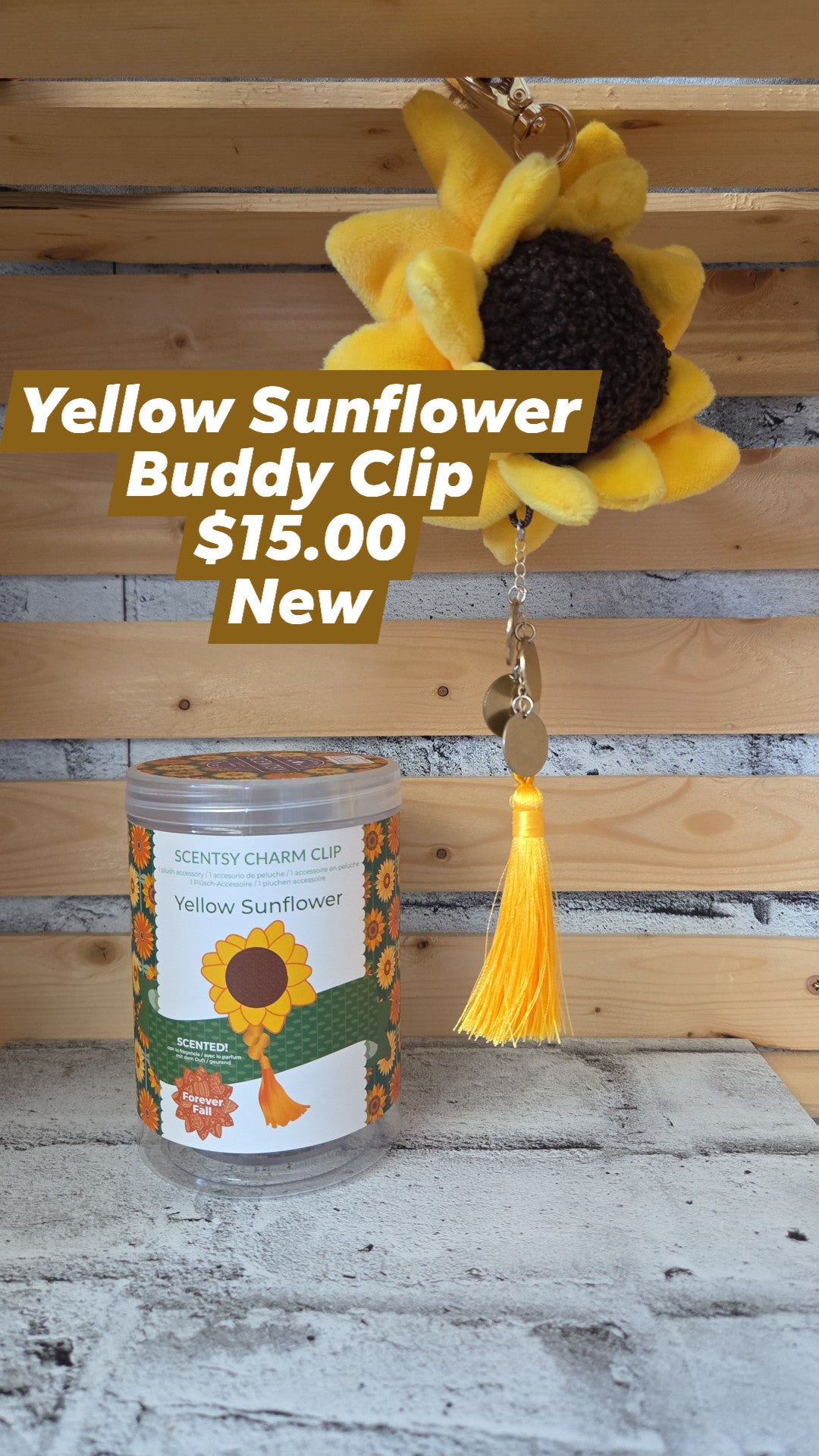 Scentsy - Yellow Sunflower