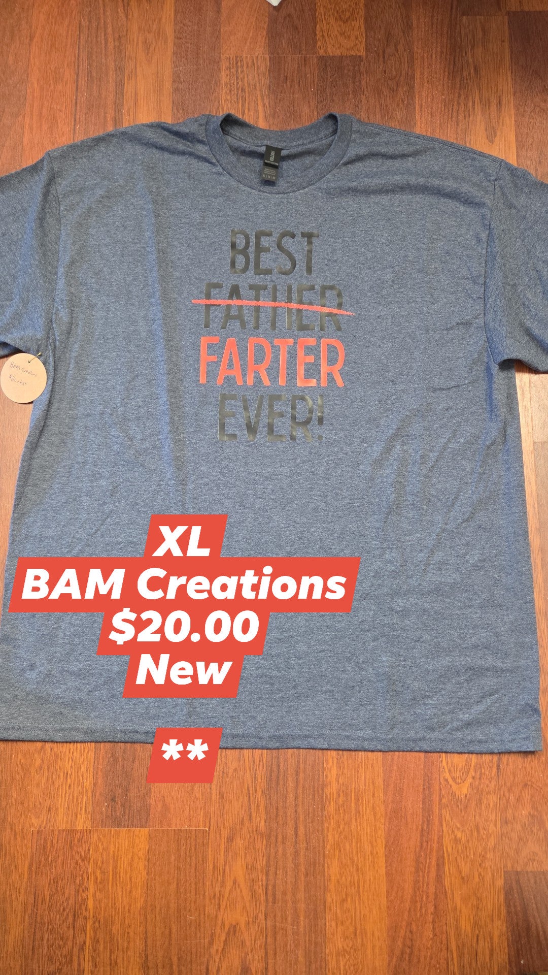 Bam Creations - Men's XL - New- Best Farter