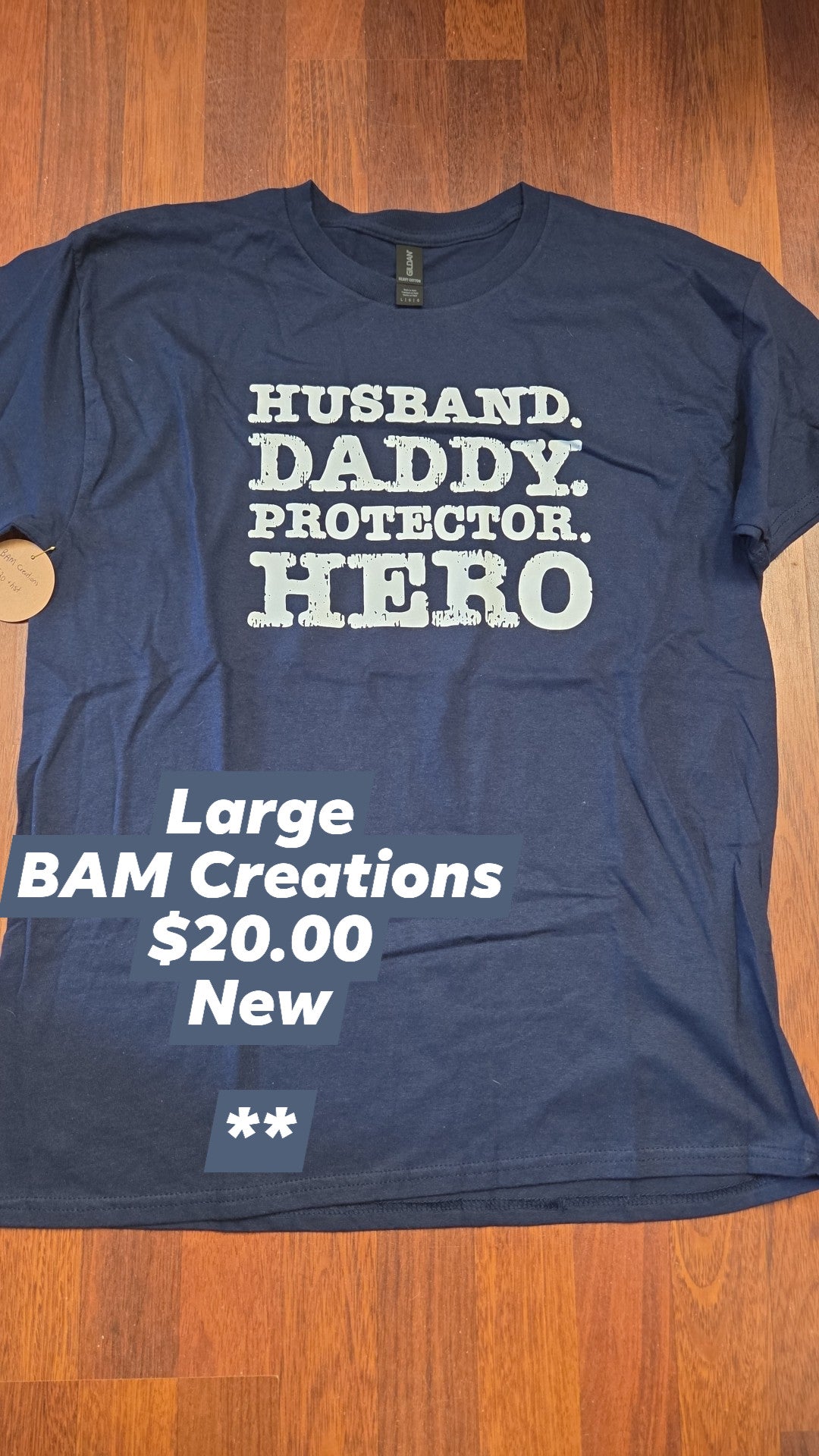 Bam Creations - Men's Large - New - Husband, Daddy