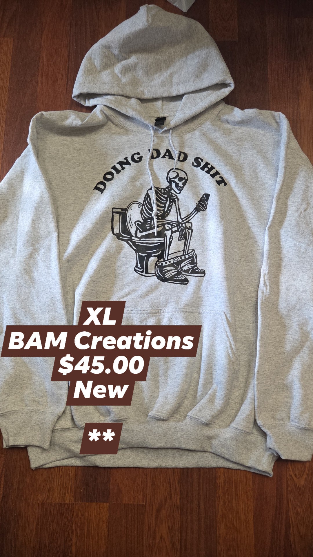 Bam Creations - Men's XL - New - Doing Dad Shit