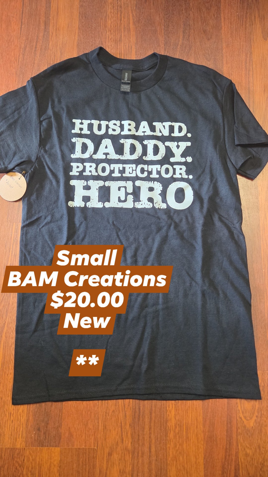 Bam Creations - Men's Small - New - Husband, Daddy