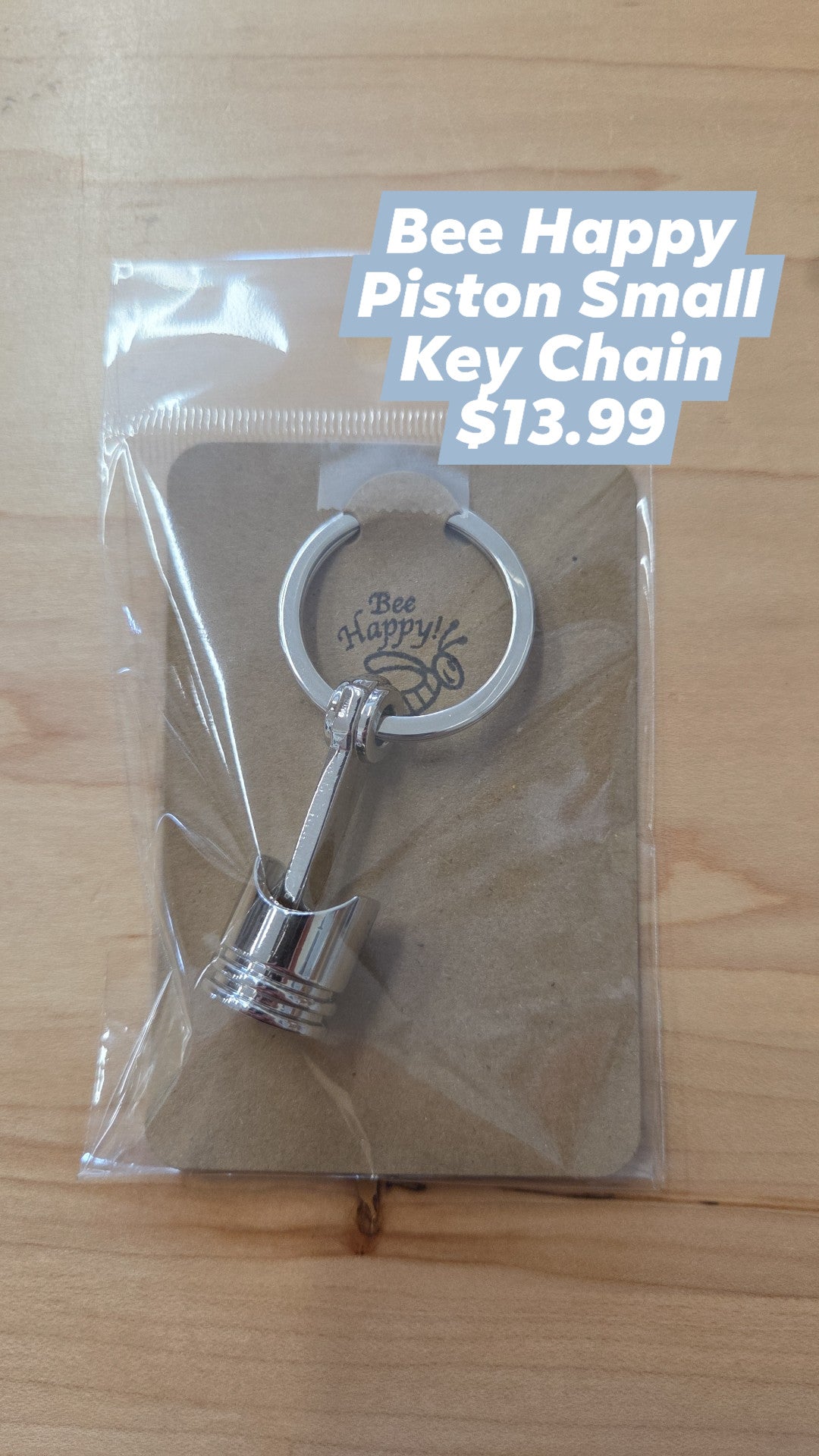 Bee Happy - Key Chain - Piston Small