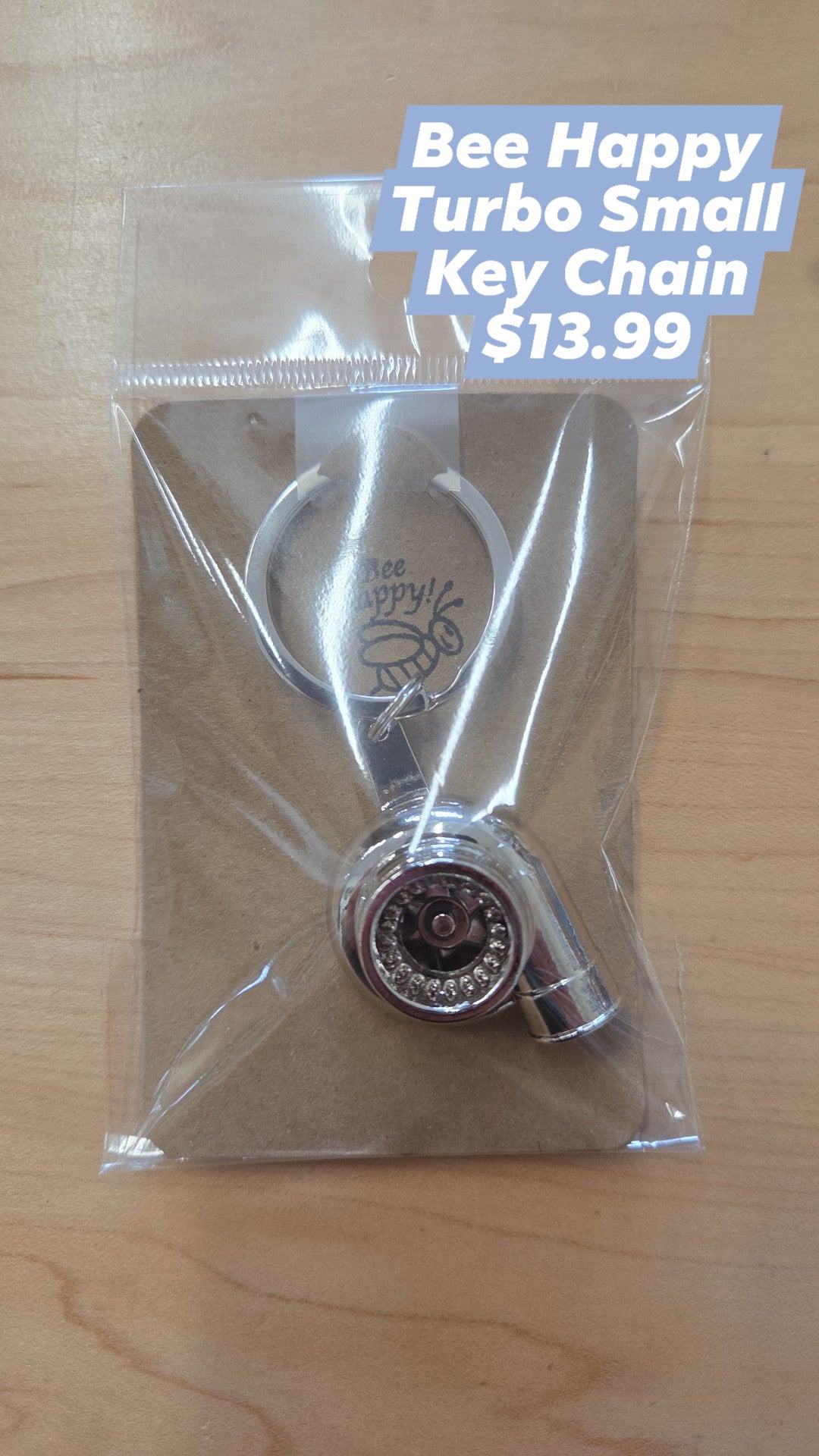 Bee Happy - Key Chain - Turbo Small