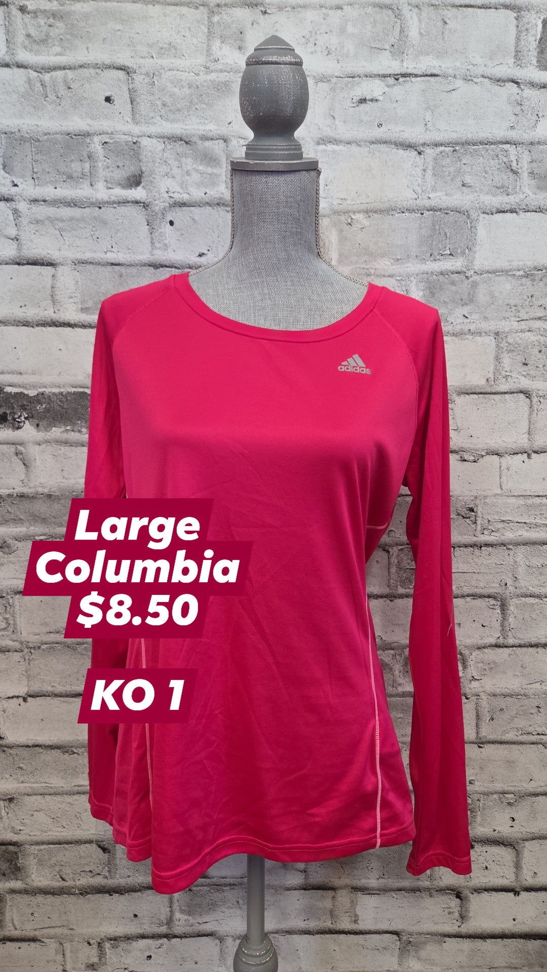 Large - Adidas not columbia
