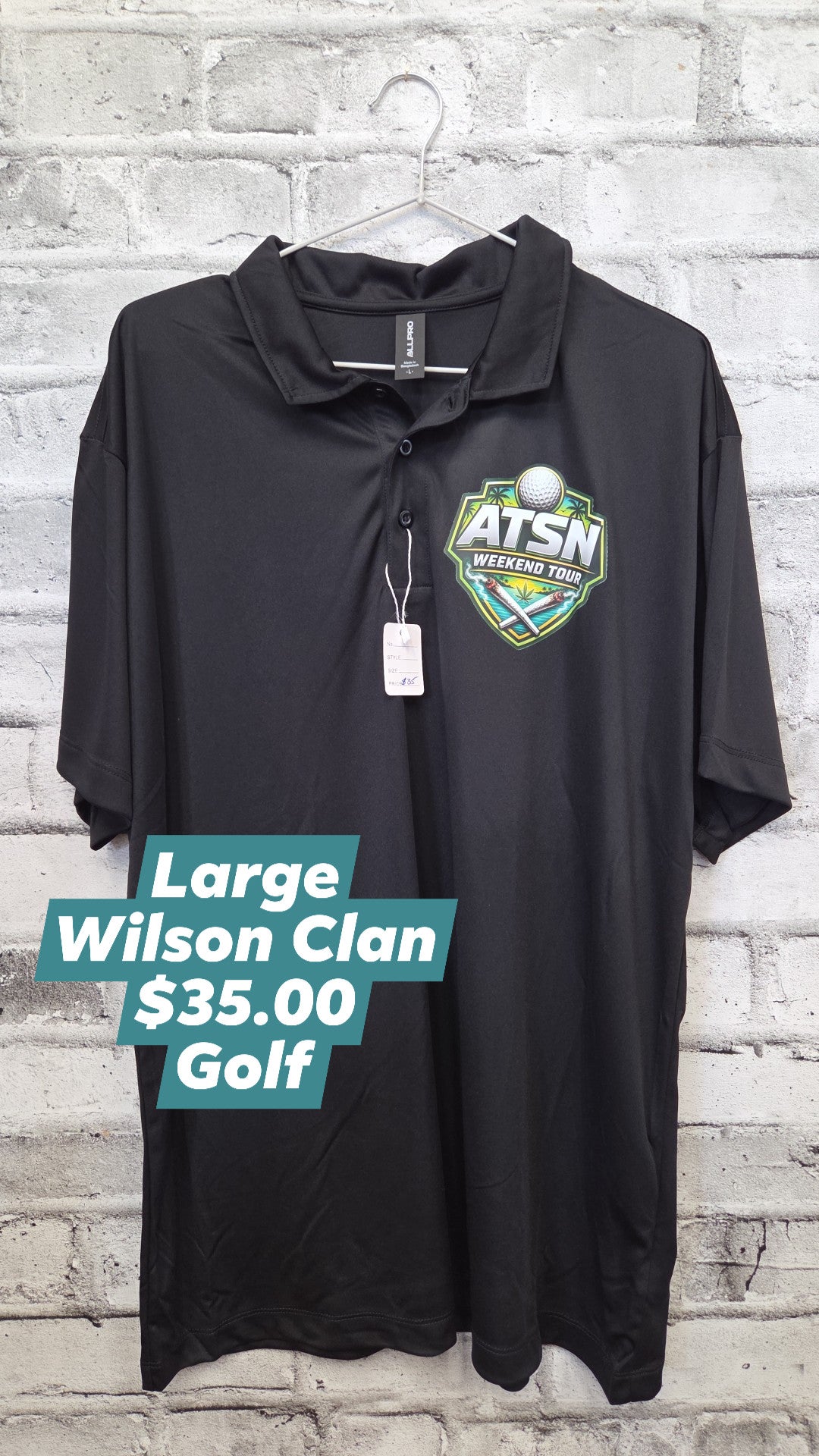 WIlson Clan Custom Apparel - Golf - LARGE -  Drive it like you mean it
