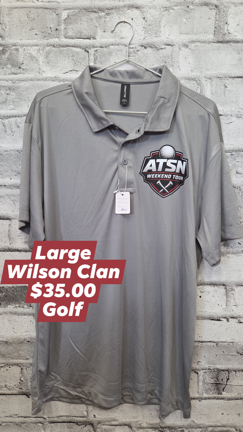 WIlson Clan Custom Apparel - Golf - LARGE - Still looking