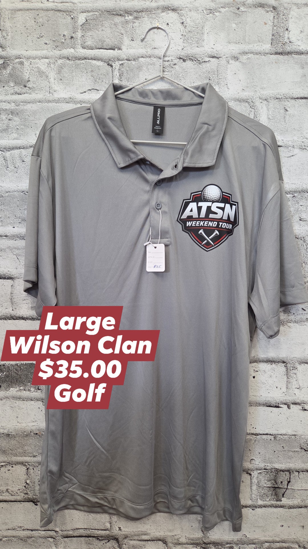 WIlson Clan Custom Apparel - Golf - LARGE - Still looking