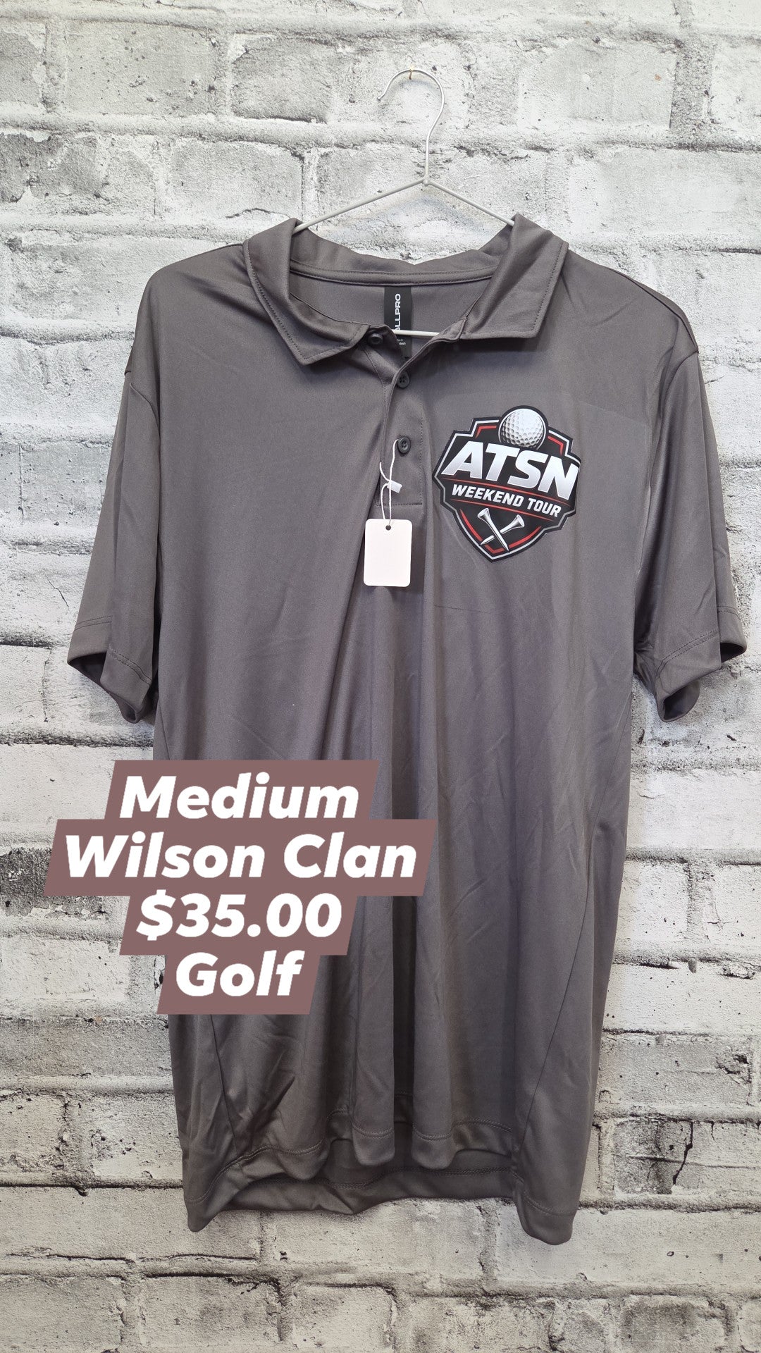 WIlson Clan Custom Apparel - Golf - MEDIUM -  ASTN Weekend Tour