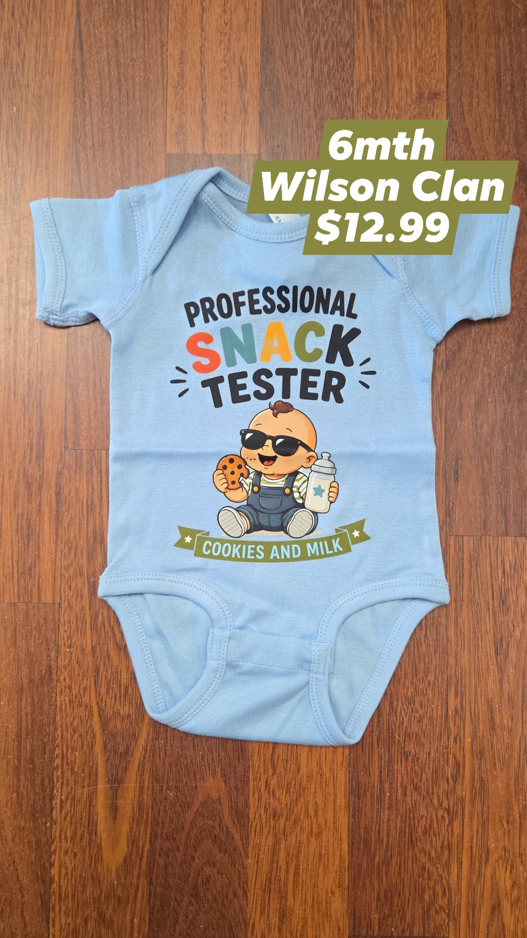 WIlson Clan Custom Apparel - 6mth - Professional Snack