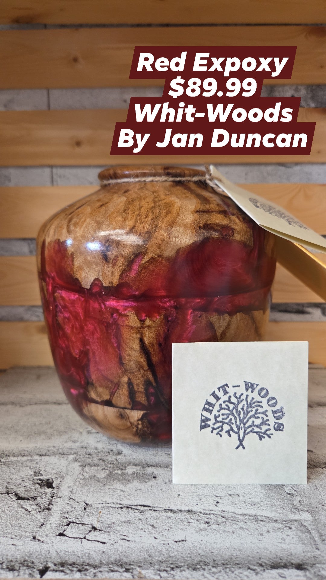Whit Woods by Jan Duncan - Available for purchase in store at 90 Samnah Crescent in Ingersoll