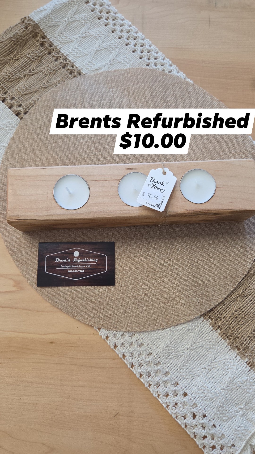Brents Refurbished - Candle Holder