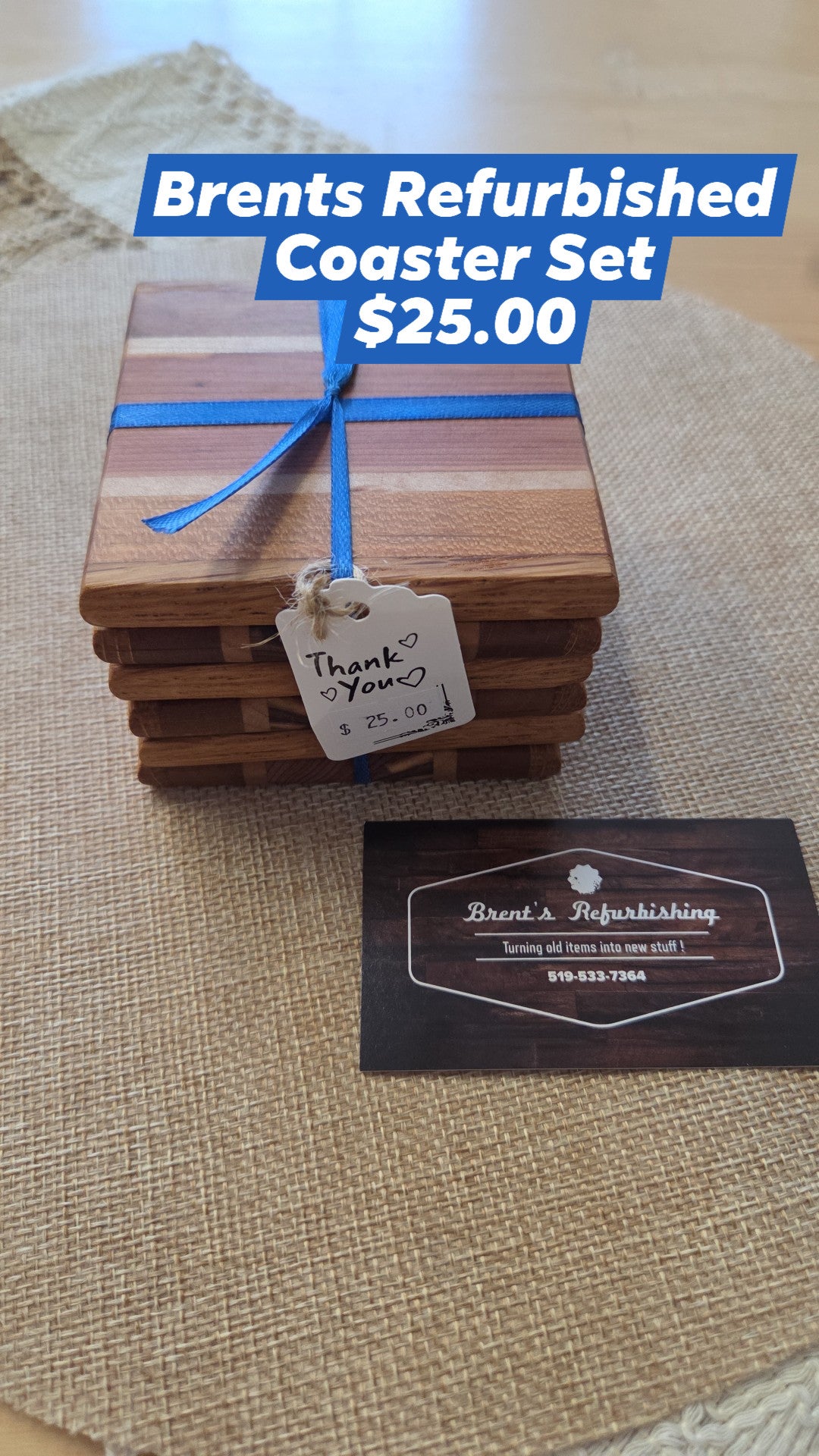 Brents Refurbished - Coaster Set