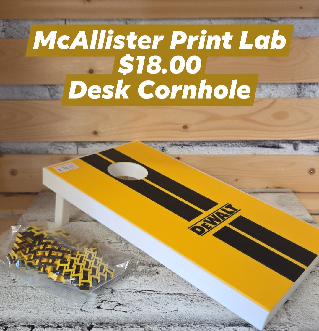 McAllister Print Lab - Desk Cornhole