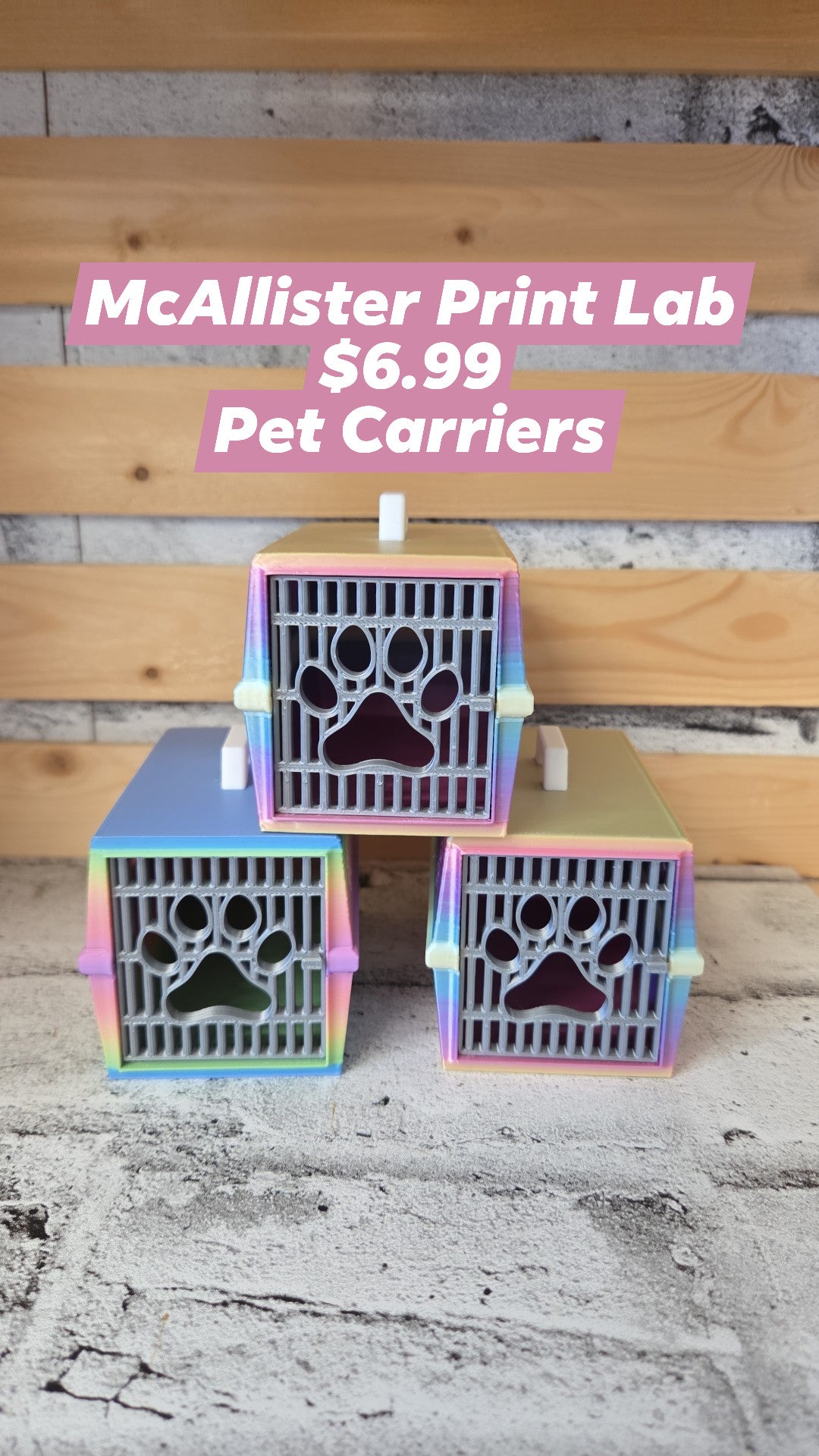 McAllister Print Lab - Pet Carriers